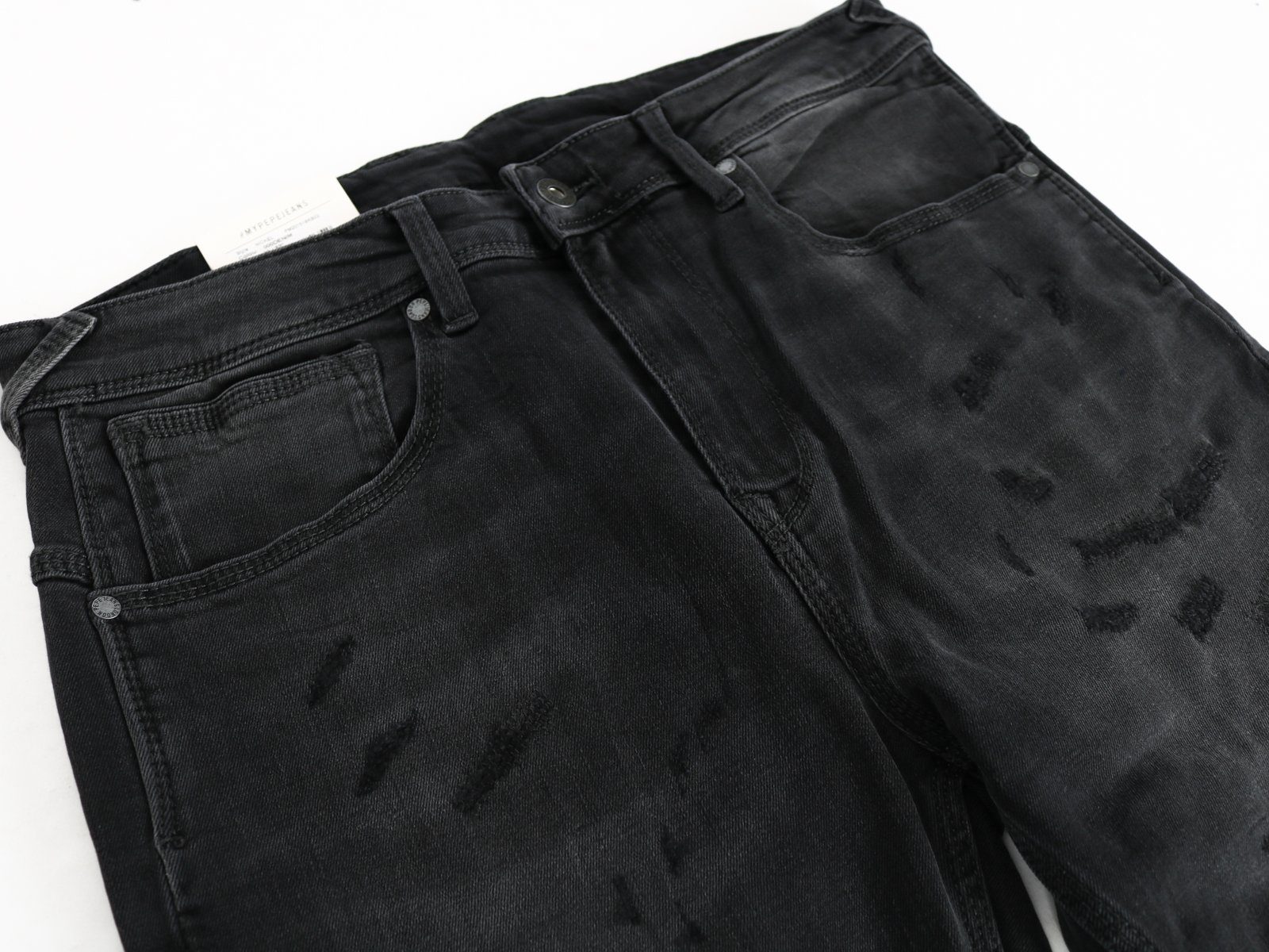 Jeans Destroyed Skinny-fit-Jeans Nickel Pepe Hose RB0 -