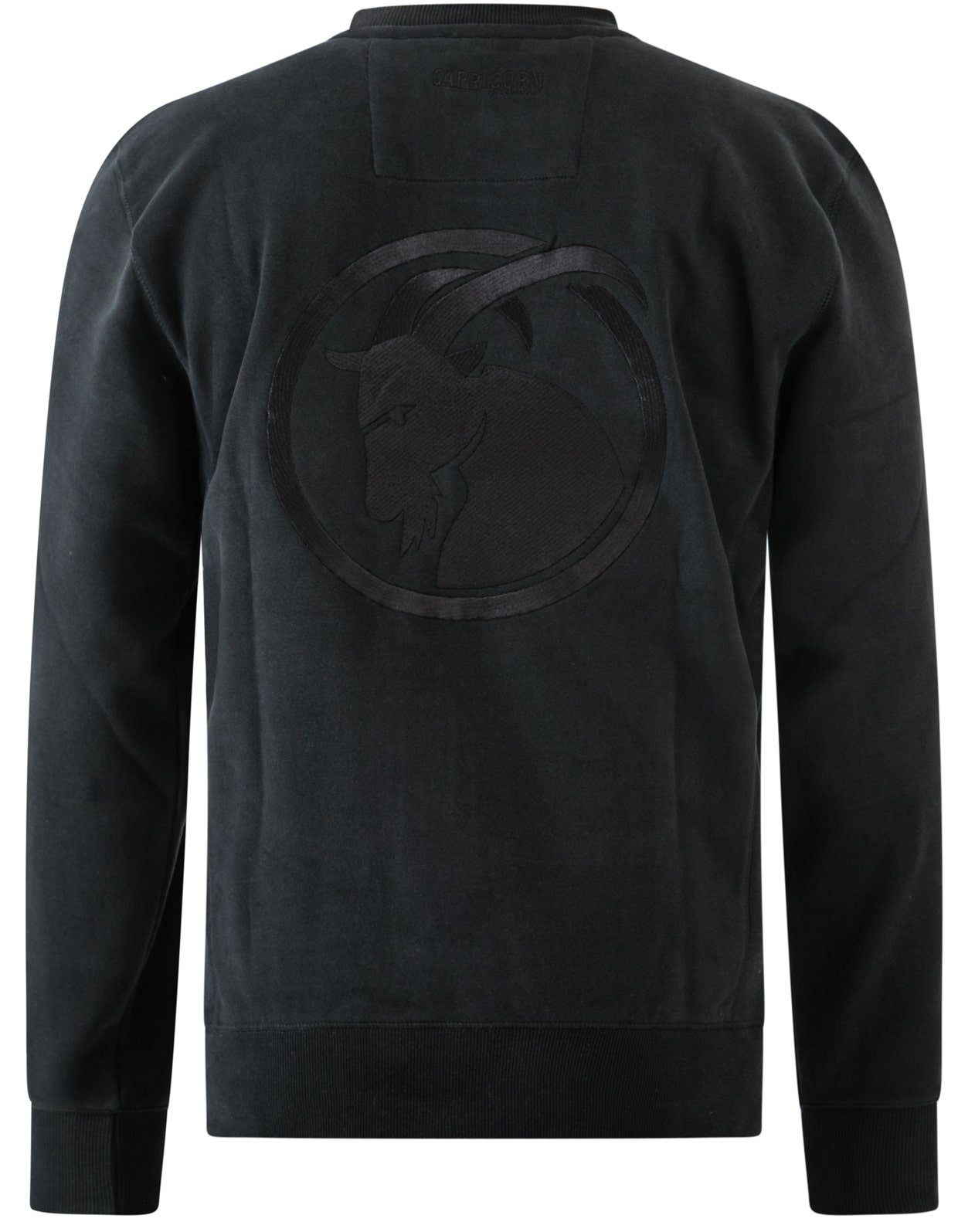 Rockwear Capricorn Sweatshirt Stickerei Rücken 5XL und Tromso black bis Brust Größe auf