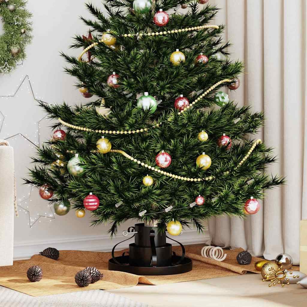 furnicato Christbaumständer Weihnachtsbaumständer Schwarz 40 x 40 x 21 cm Stahl (1-tlg)