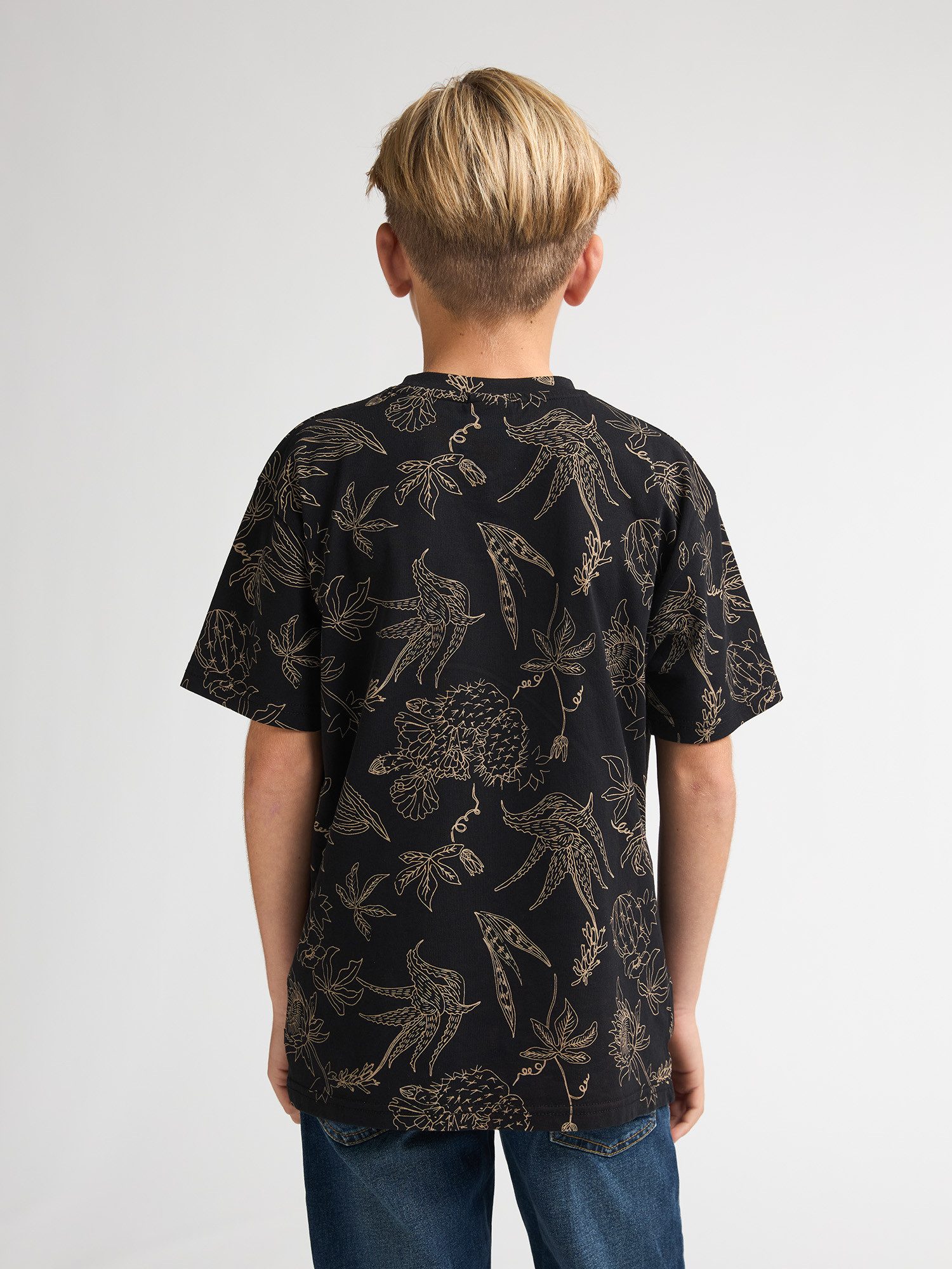 Petrol Industries T-Shirt Agave mit Allover-Print