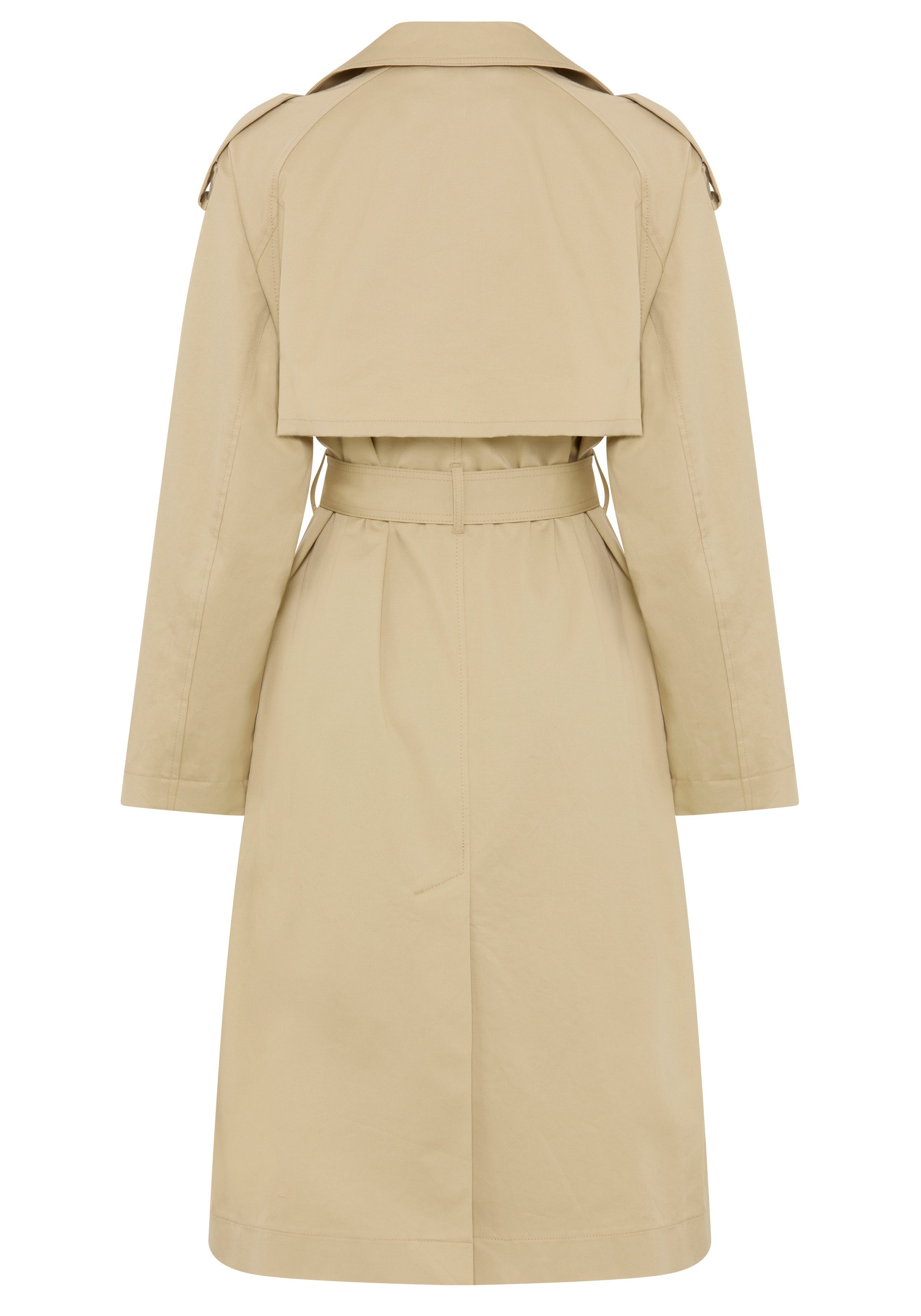 BOSS ORANGE Trenchcoat Carelli Premium Damenmode mit wasserabweisendem Finish, Relaxed Fit