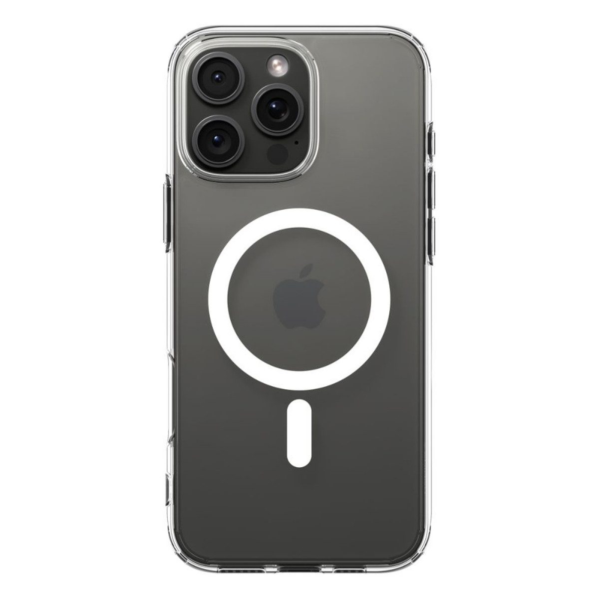 Spigen Handyhülle Ultra Hybrid Weiß mit Magnetfunktion Kompatibel mit iPhone 16 Pro Max 6,9, Weißer Rahmen mit integrierter Magnetfunktion