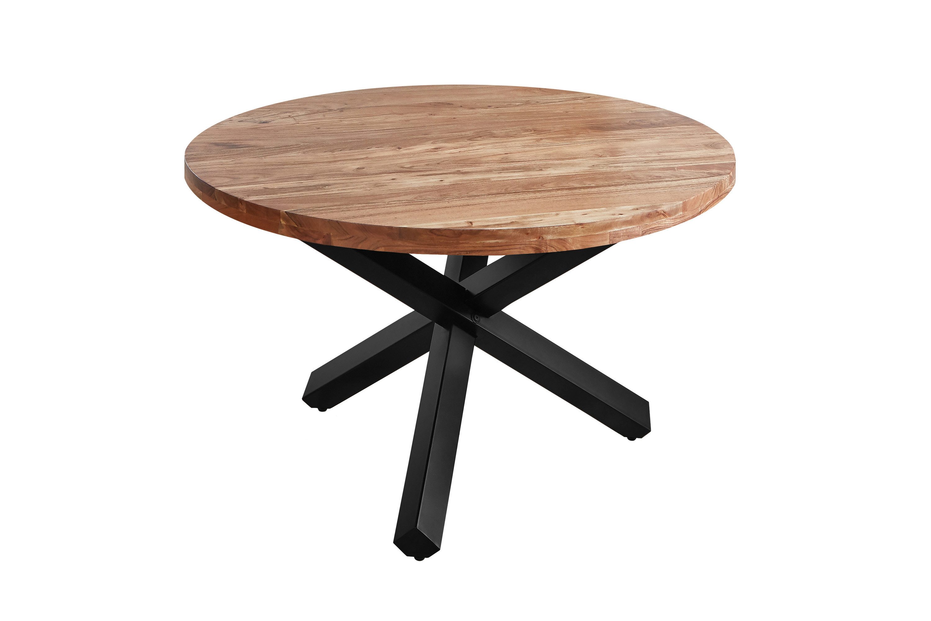 SAM® Esstisch Sintara, massives Akazienholz, runde Platte, Sterngestell aus günstig online kaufen