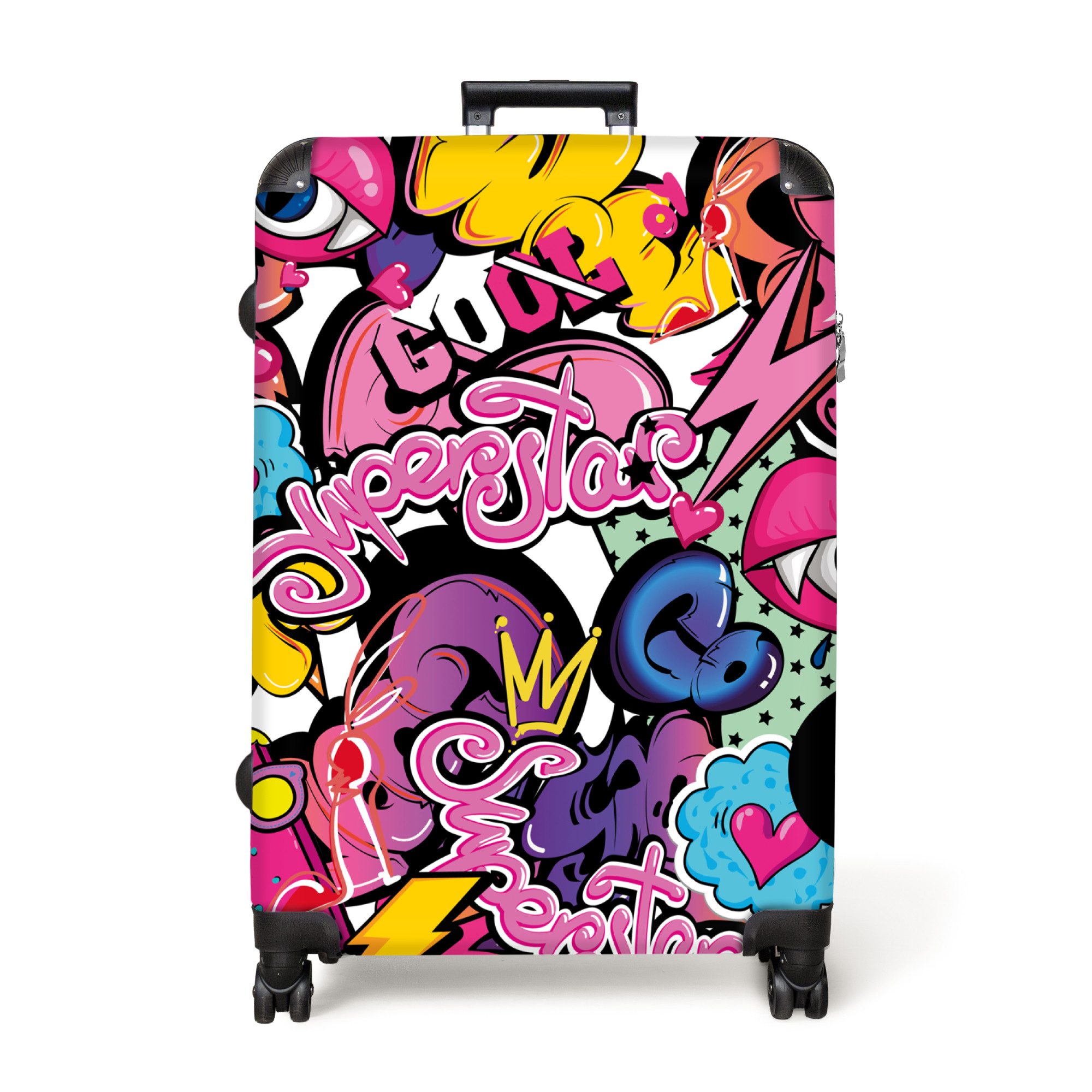 NoBoringSuitcases.com© Hartschalen-Trolley Design - Superstar - günstig online kaufen