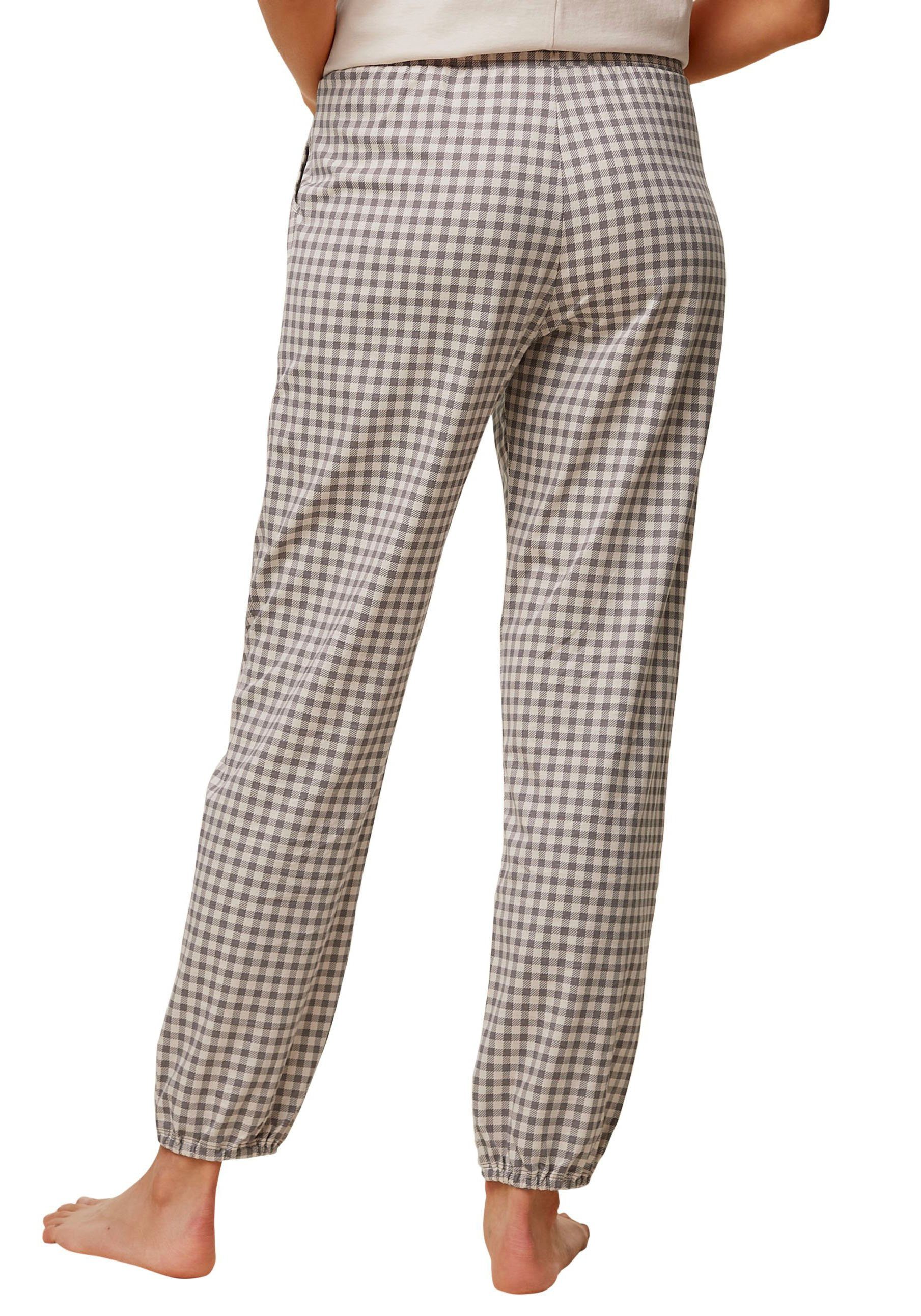 Triumph Schlafhose kartiert Pyjamahose mit seitlichen Taschen