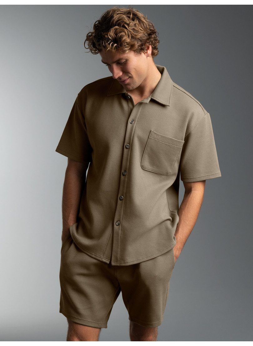 Trigema Freizeitanzug TRIGEMA Freizeitset in Waffeloptik (1-tlg)