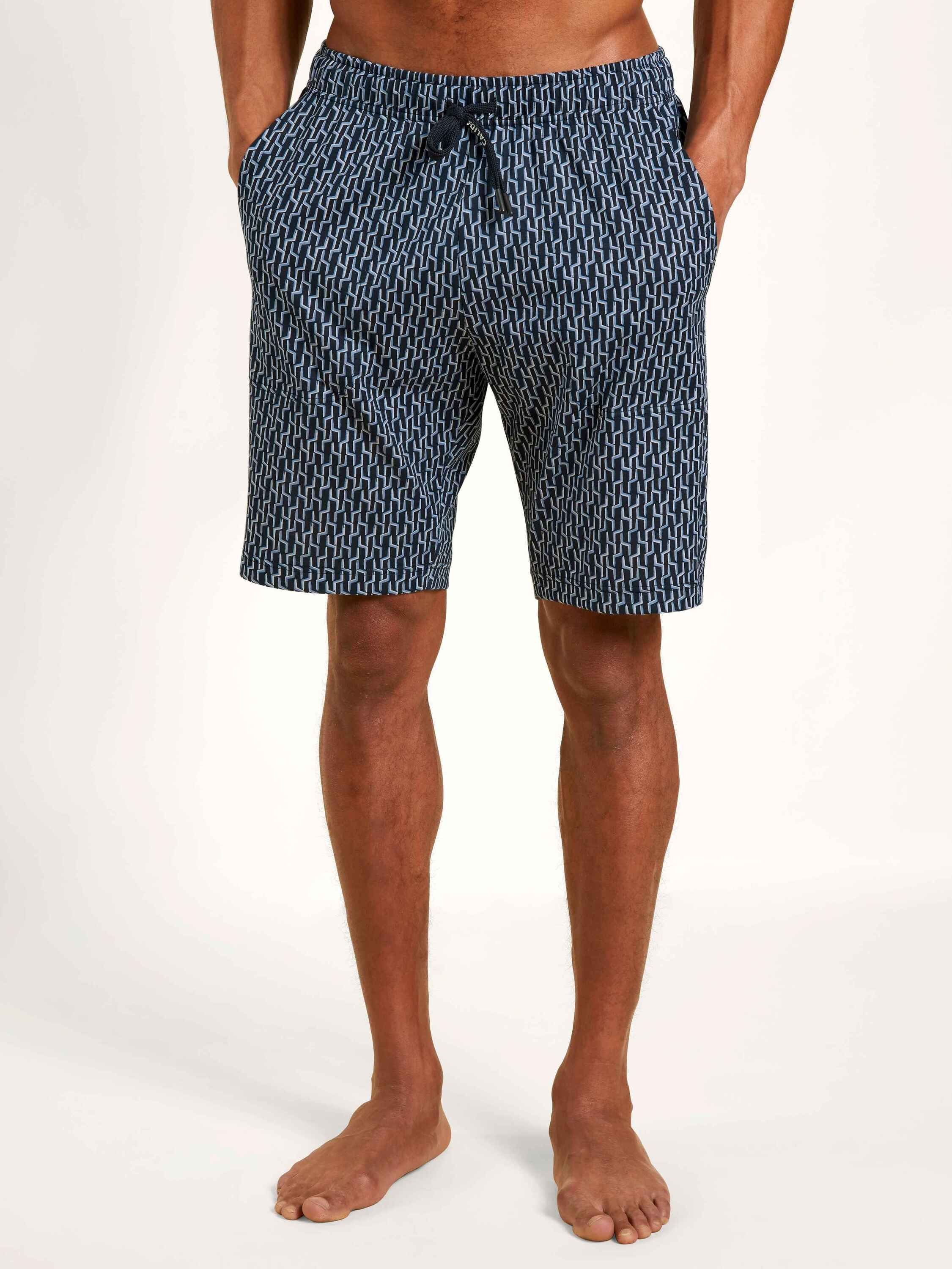 CALIDA Pyjamahose Bermudas (1-tlg) ink blue