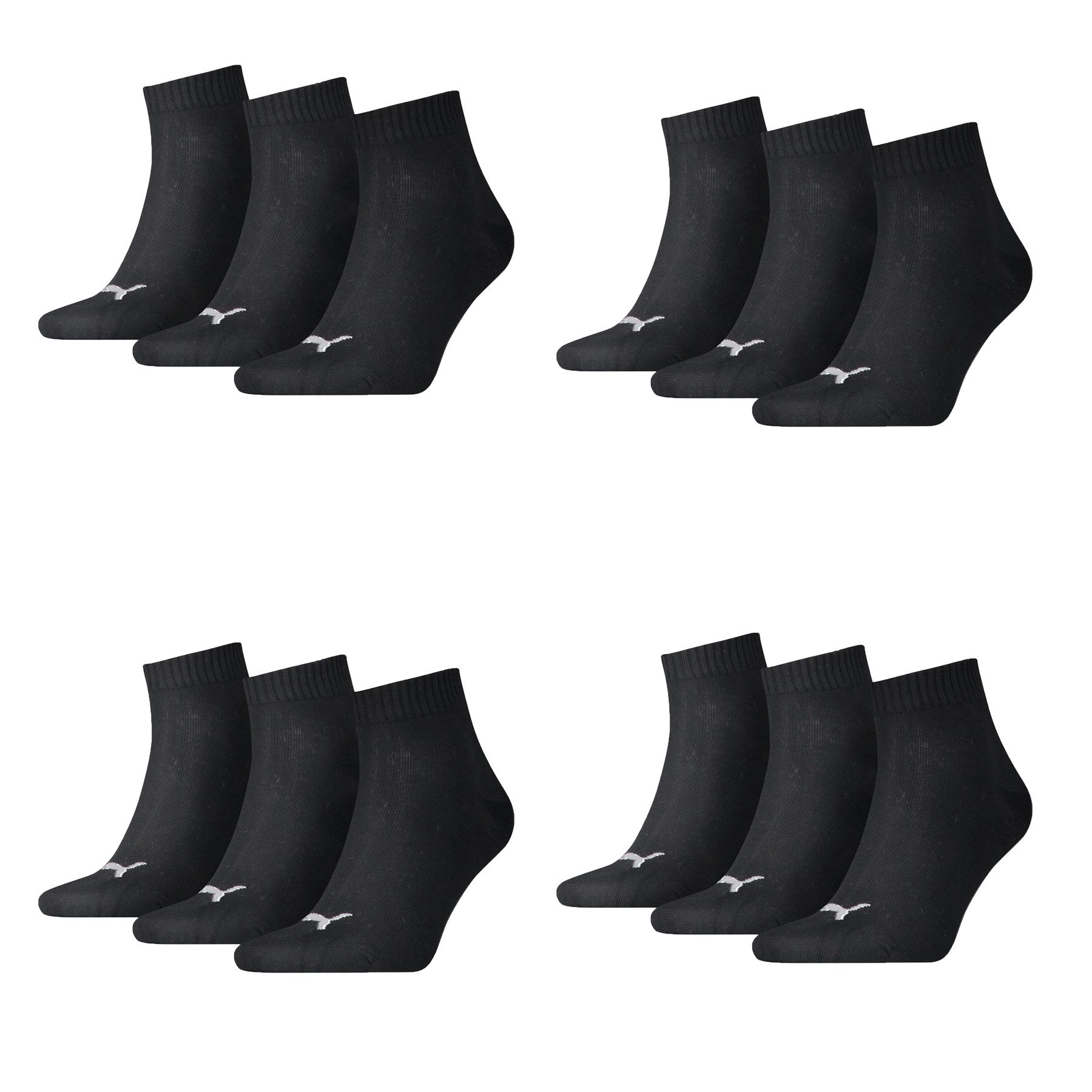 PUMA Kurzsocken Bequeme Quarter Socken aus Baumwollmischung (12-Paar) günstig online kaufen
