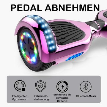 HITWAY Balance Scooter, Hoverboard BalanceScooter 6.5" mit LedLicht Bluetooth
