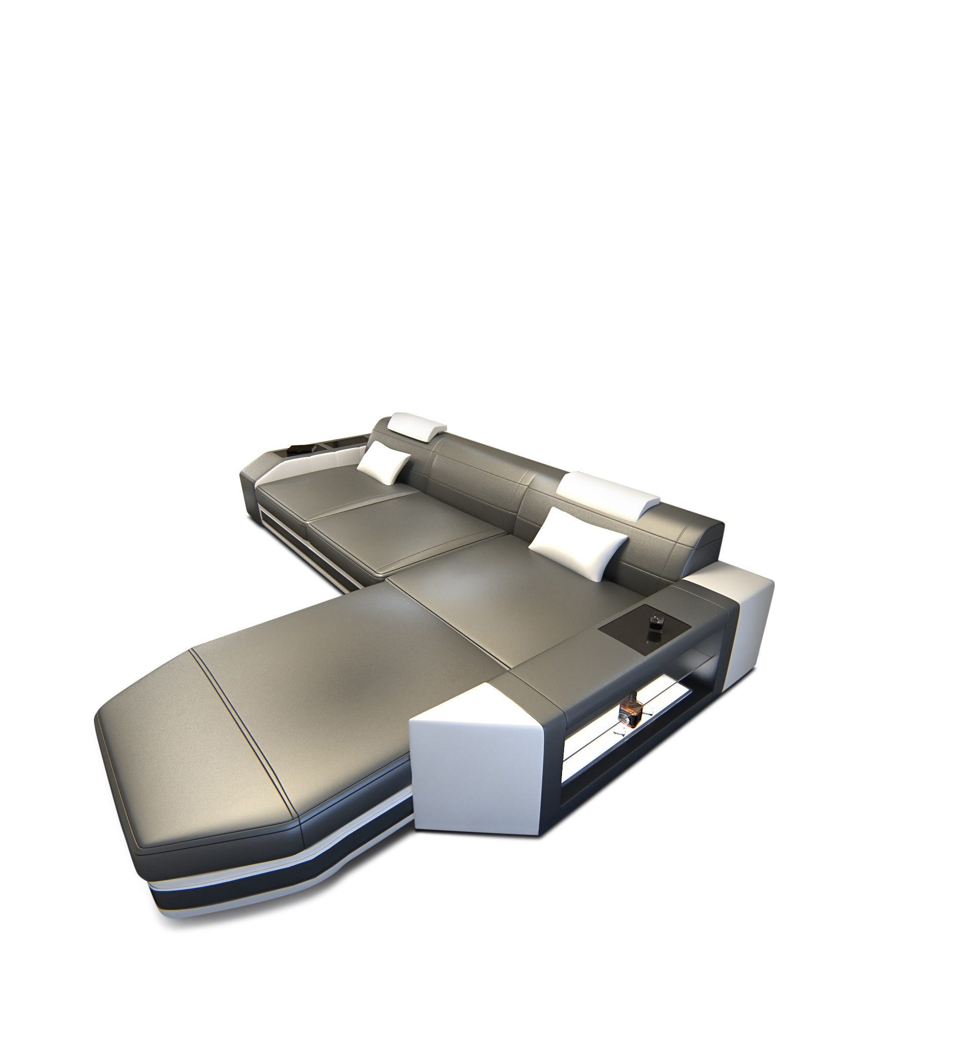 Sofa Dreams Ecksofa Ledercouch Sofa Leder günstig online kaufen