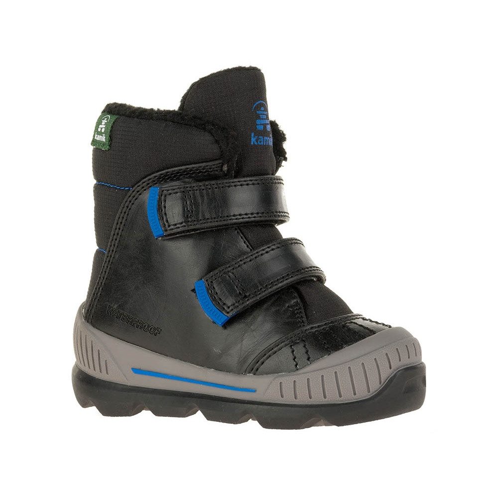 Kamik Parker2 schwarz/blau Winterschuhe Kids Winterstiefel