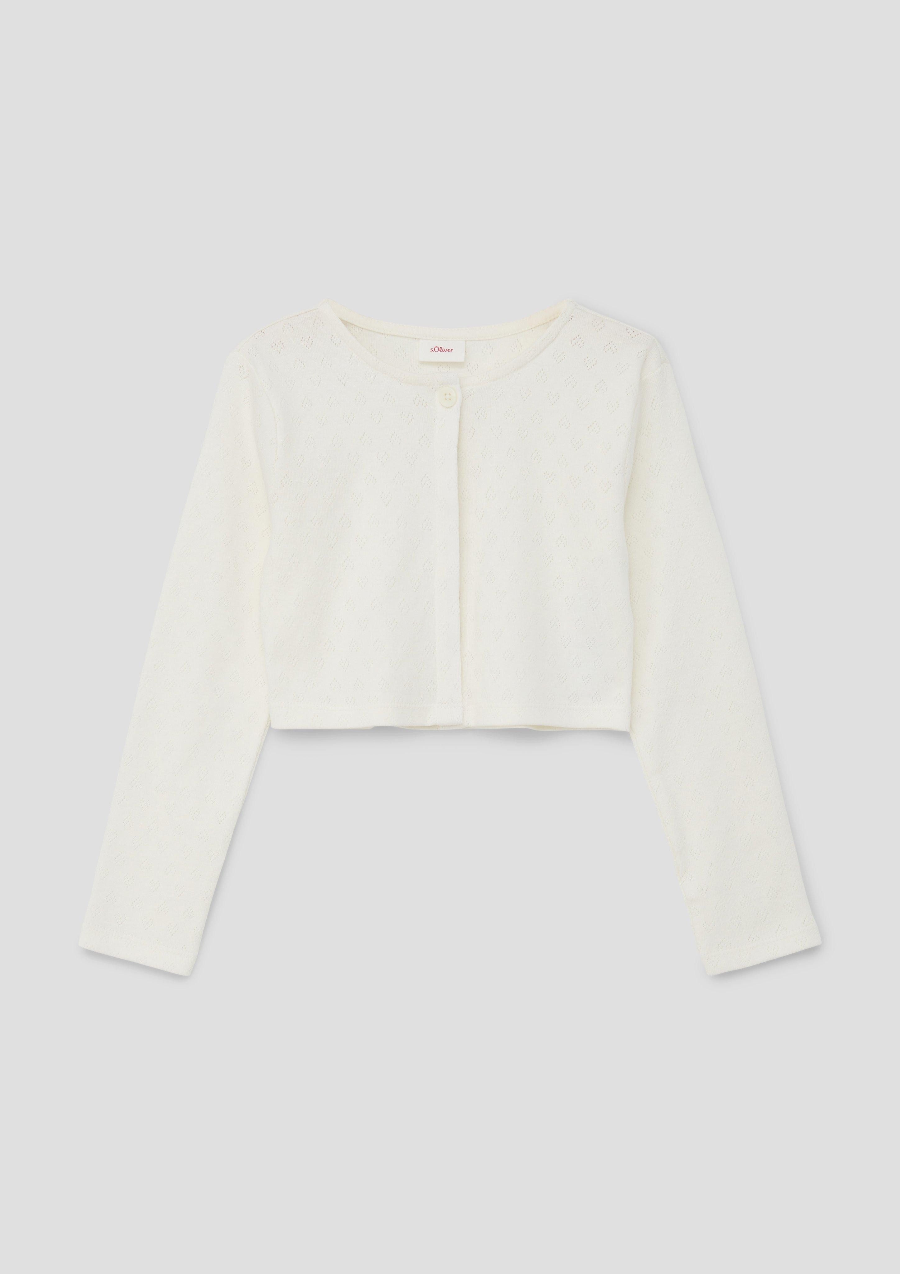 Funktionsjacke Bolero aus Ajour