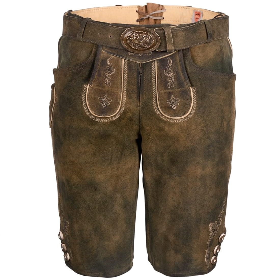 Maddox Trachtenlederhose Lederhose Lisa-G Damen zirbe-Antik