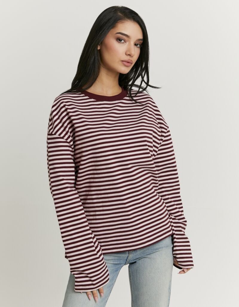 Tally Weijl Langarmshirt STSCOBERLA Baumwolle günstig online kaufen