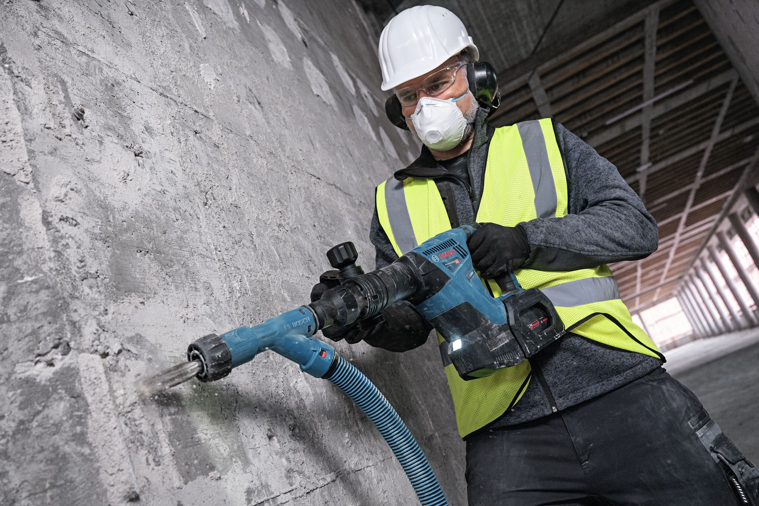 BOSCH Akku-Bohrhammer GSH 18V-5, 18 V, Schlaghammer mit SDS max Heavy Duty Ohne Akku - in XL-BOXX