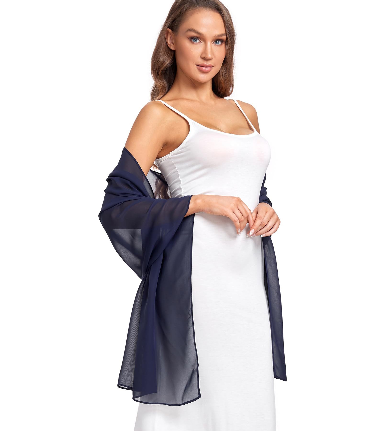 nsihing Modeschal Elegante Damen Stola – Leichter Schal, (1-St), für Hochzeiten, Festliche Anlässe & Abendkleider