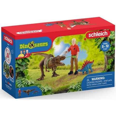 Schleich® Spielfigur DINOSAURS, Tyrannosaurus Rex Angriff (41465), (Set)