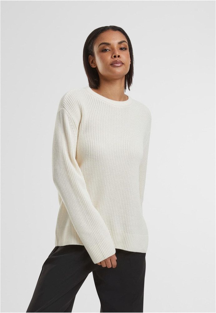 URBAN CLASSICS Rundhalspullover Ladies Rib Knit günstig online kaufen