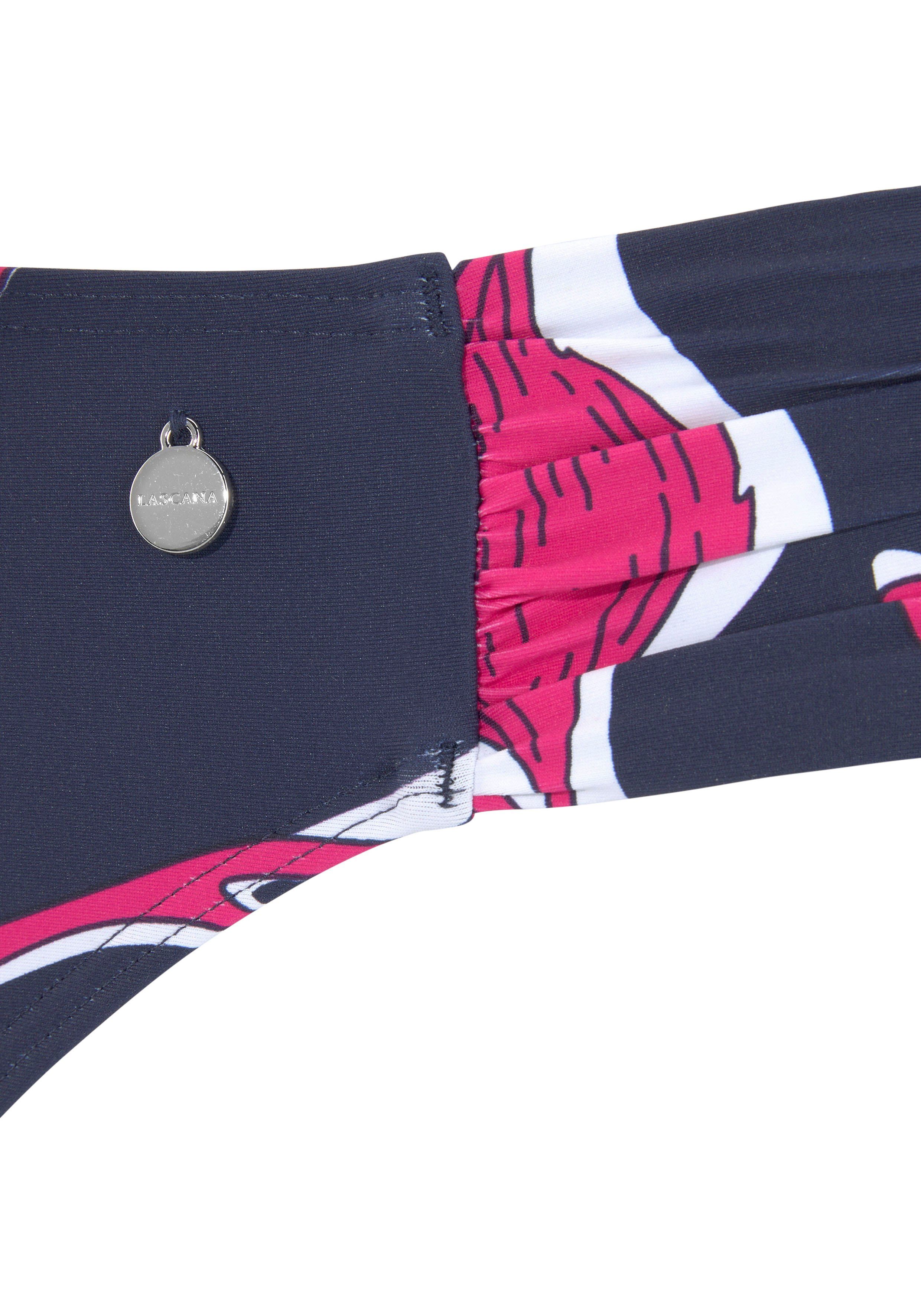 LASCANA Bikini-Hose Cataleya mit gerafften Einsätzen