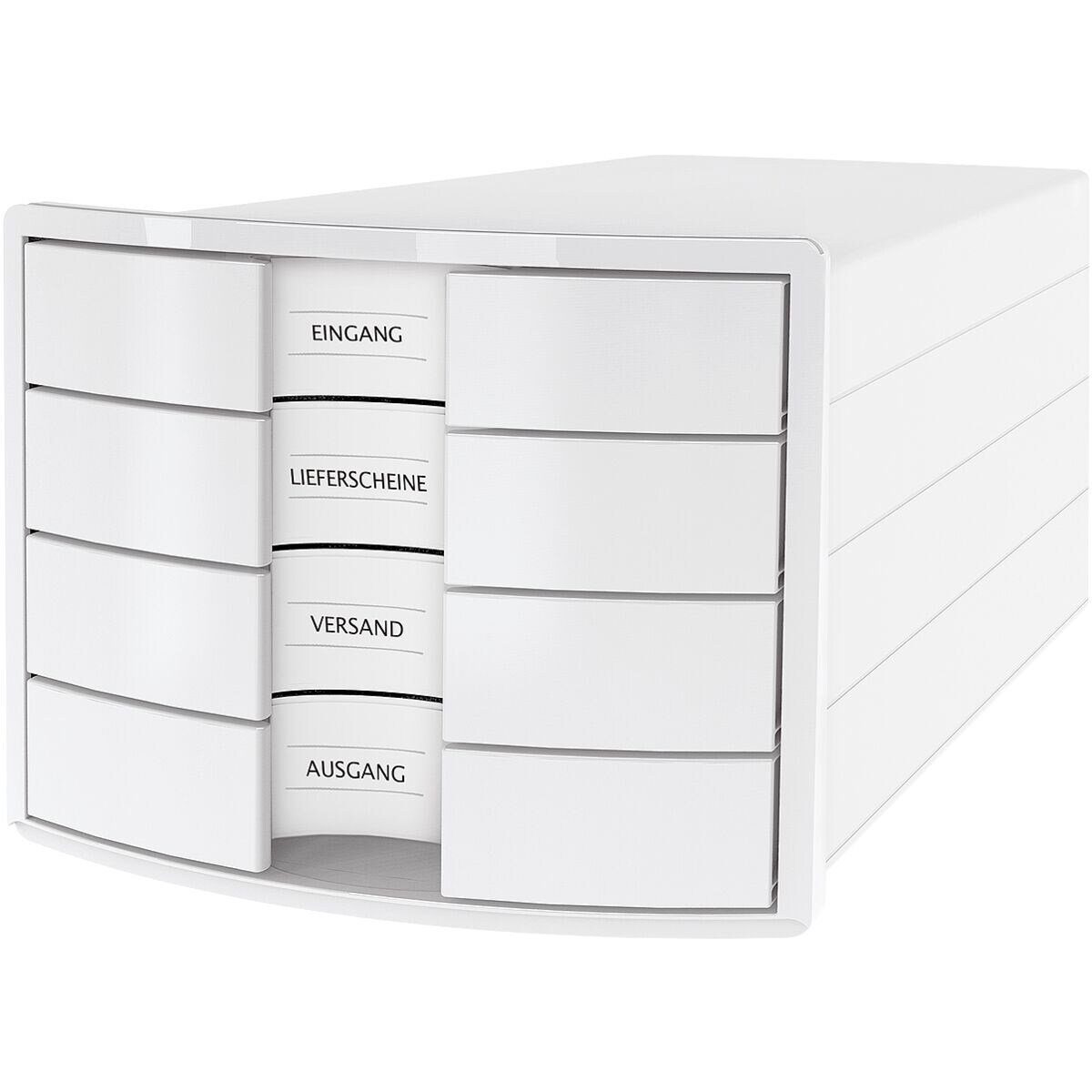 HAN Schubladenbox Impuls, mit 4 Schubladen, geschlossen, stapelbar weiß
