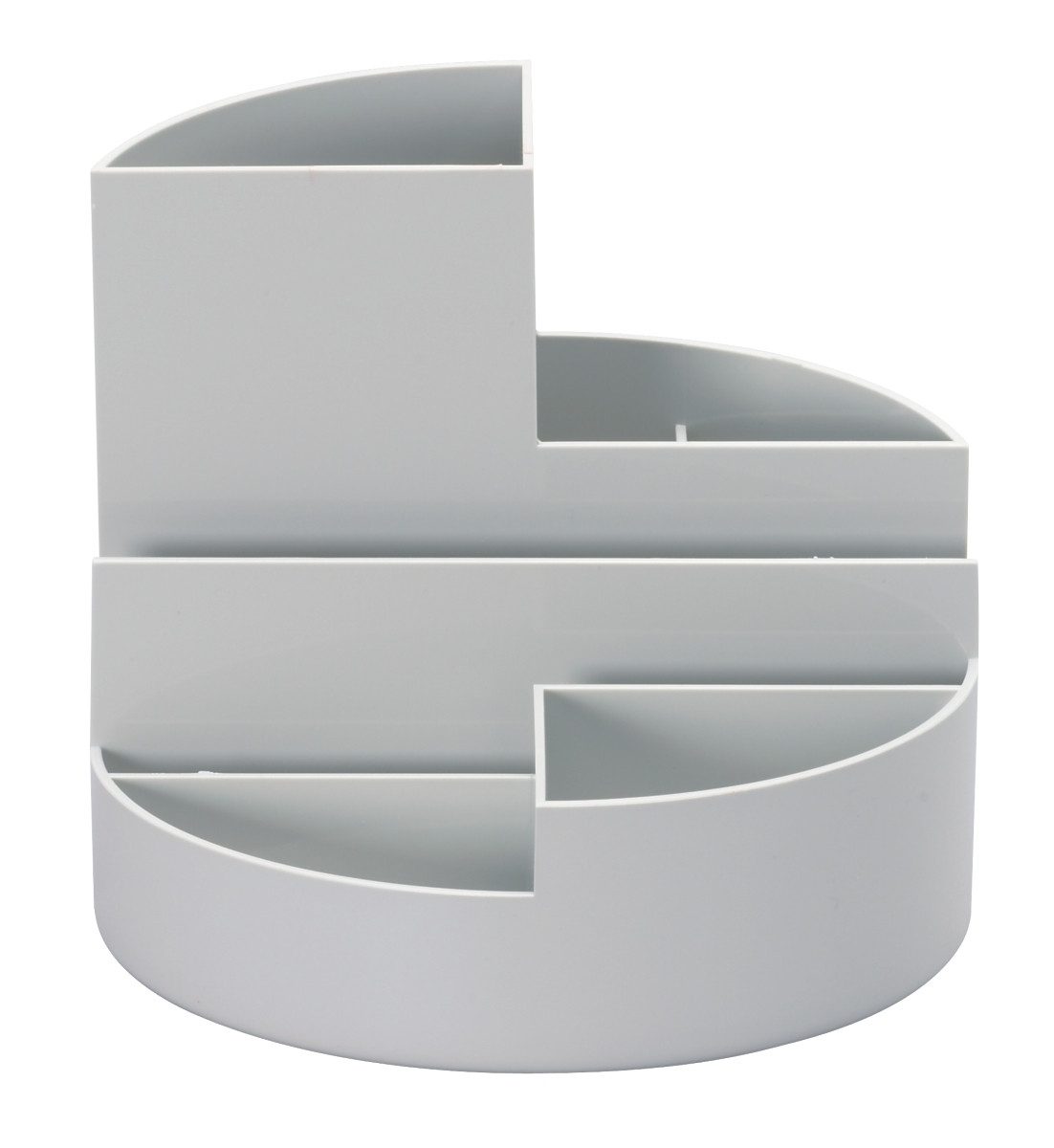 MAUL Tischaufsatz Rundbox Durchmesser 14cm Höhe 12,5cm grau