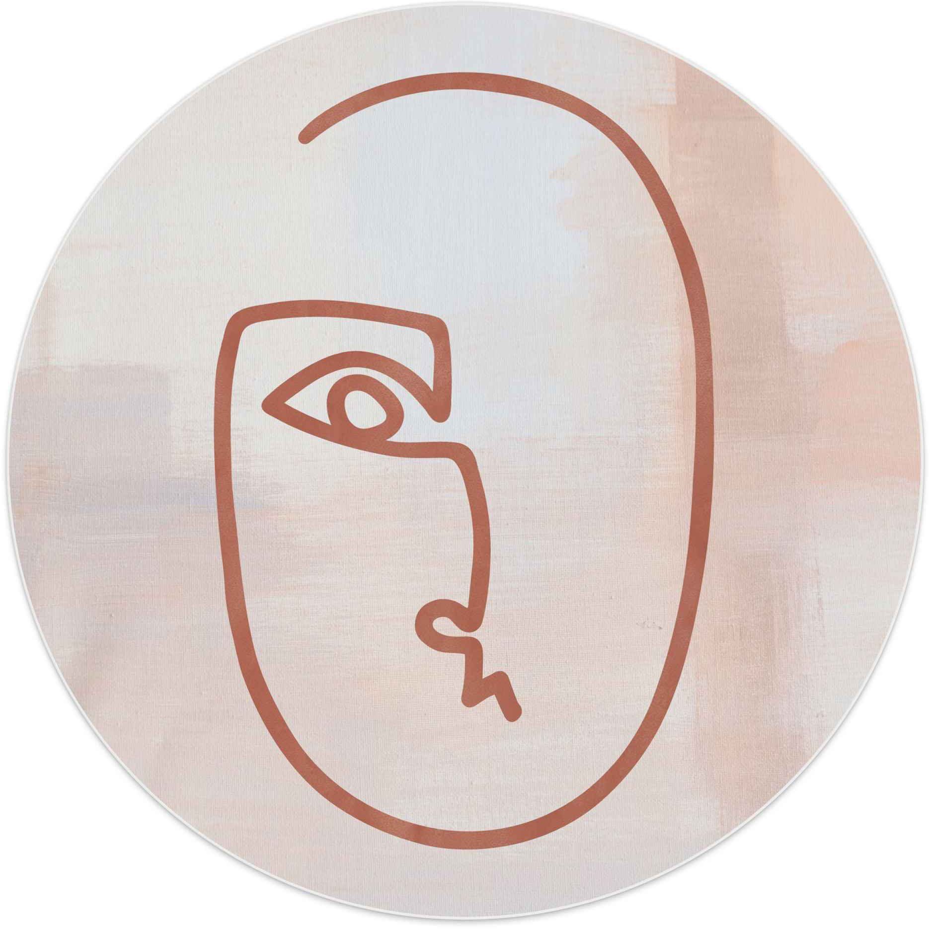 Reinders! Wandbild »Wandbild Gesicht Stiftzeichnung - Abstrakt«, Gesicht (1 Stück)-Otto