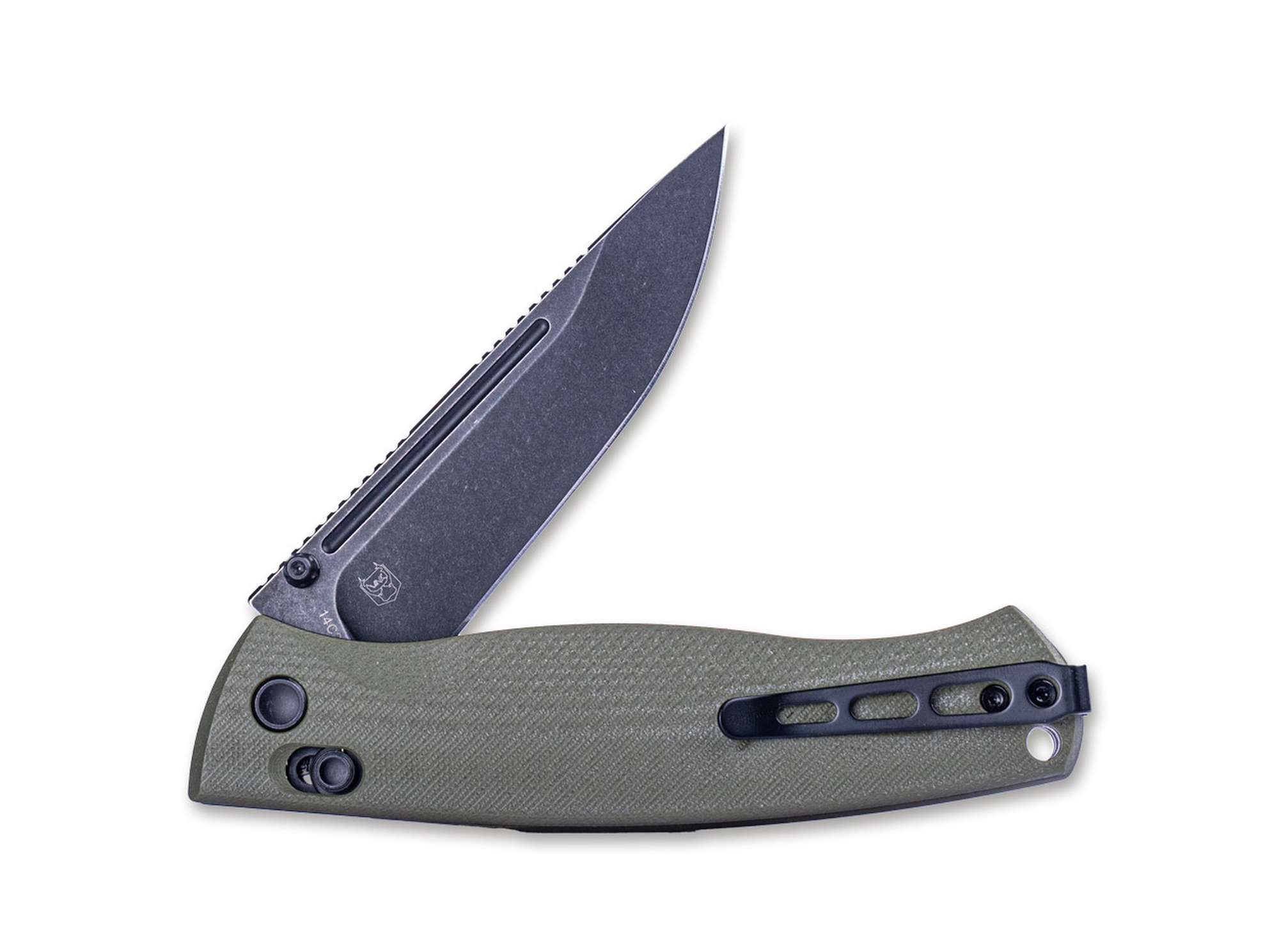Real Steel Taschenmesser Taschenmesser Pathfinder FFG G10 Green BW