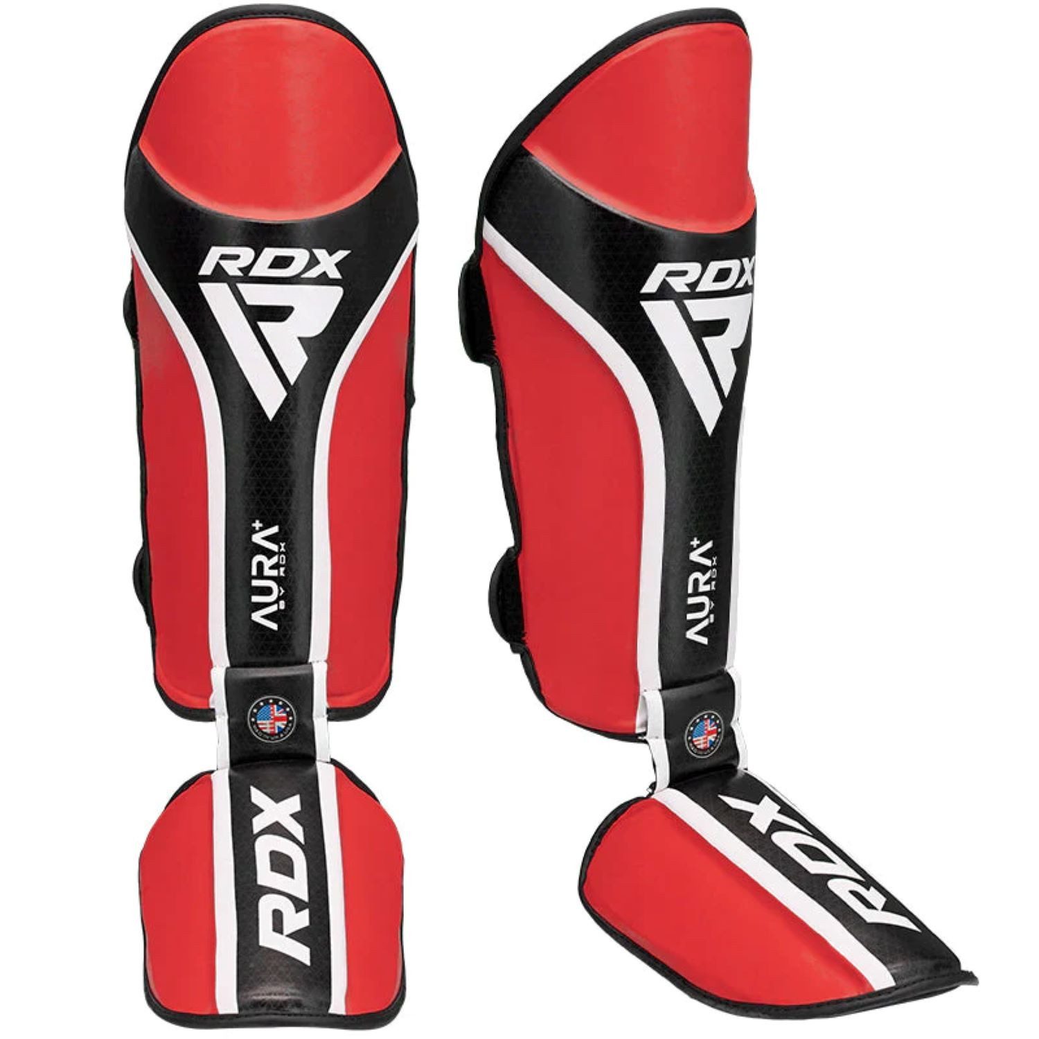 RDX Sports Schienbeinschutz RDX T17 Aura Schienbein-Spannschützer – Perfekter Schutz für MMA