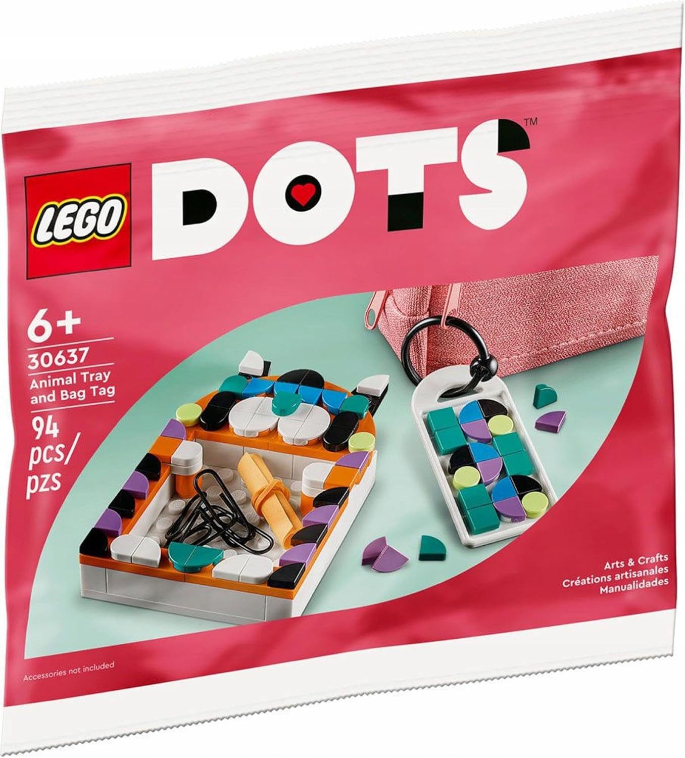 LEGO® Spiel LEGO Dots 30637 Tier-Ablageschale & Taschenanhänger