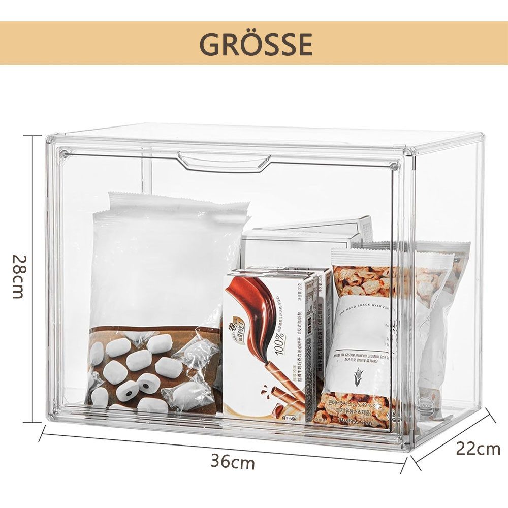 TUWENA Vitrine 3 Stück transparente Kunststoff-Handtaschen-Aufbewahrungs-Or günstig online kaufen