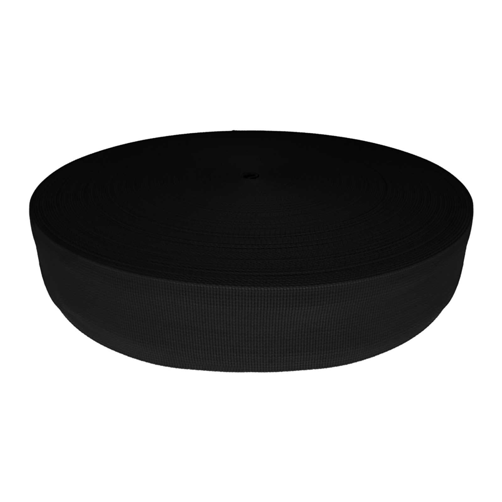 lang schwarz maDDma 50mm breit Rollladengurt, 10m Farbwahl Polyester 580 Gurtband