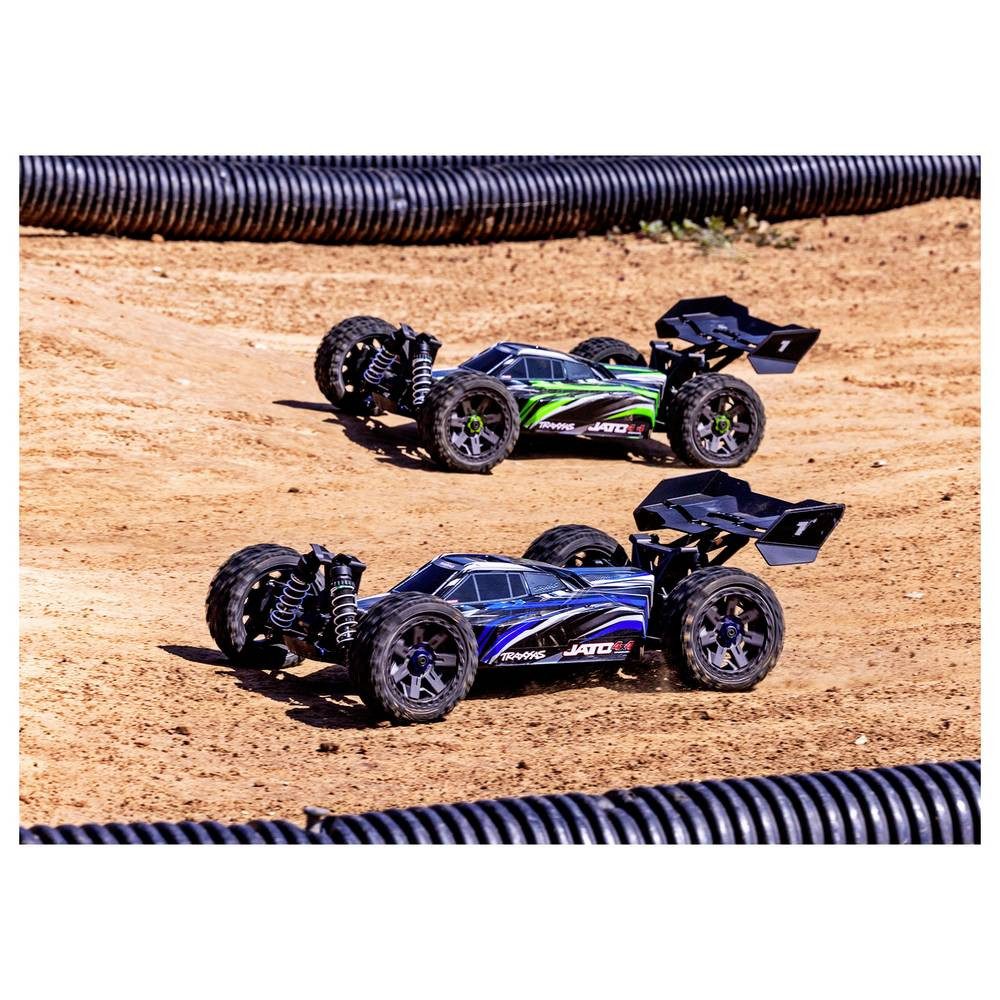 Traxxas RC-Auto Jato 4X4 BL-2s Schwarz Brushless 1:8 RC Modellauto Elektro Buggy
