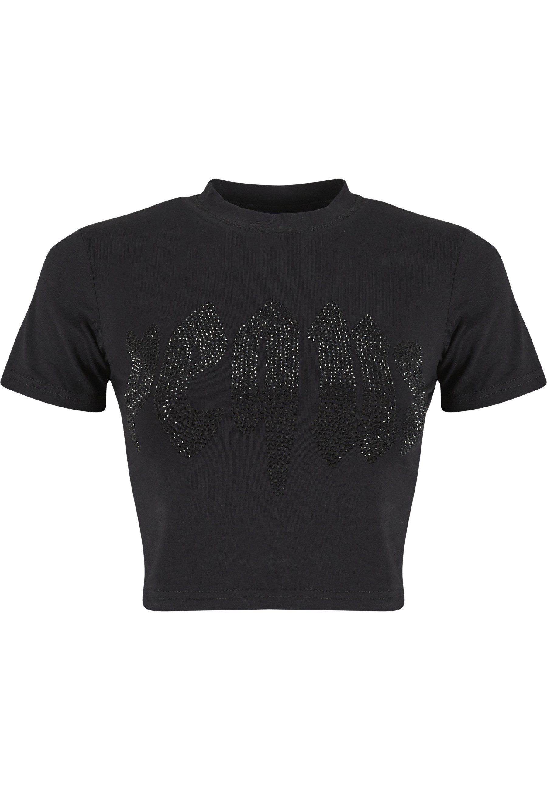 PEQUS T-Shirt PEQUS PEQUS Rhinestone Mythic Logo Top (1-tlg)