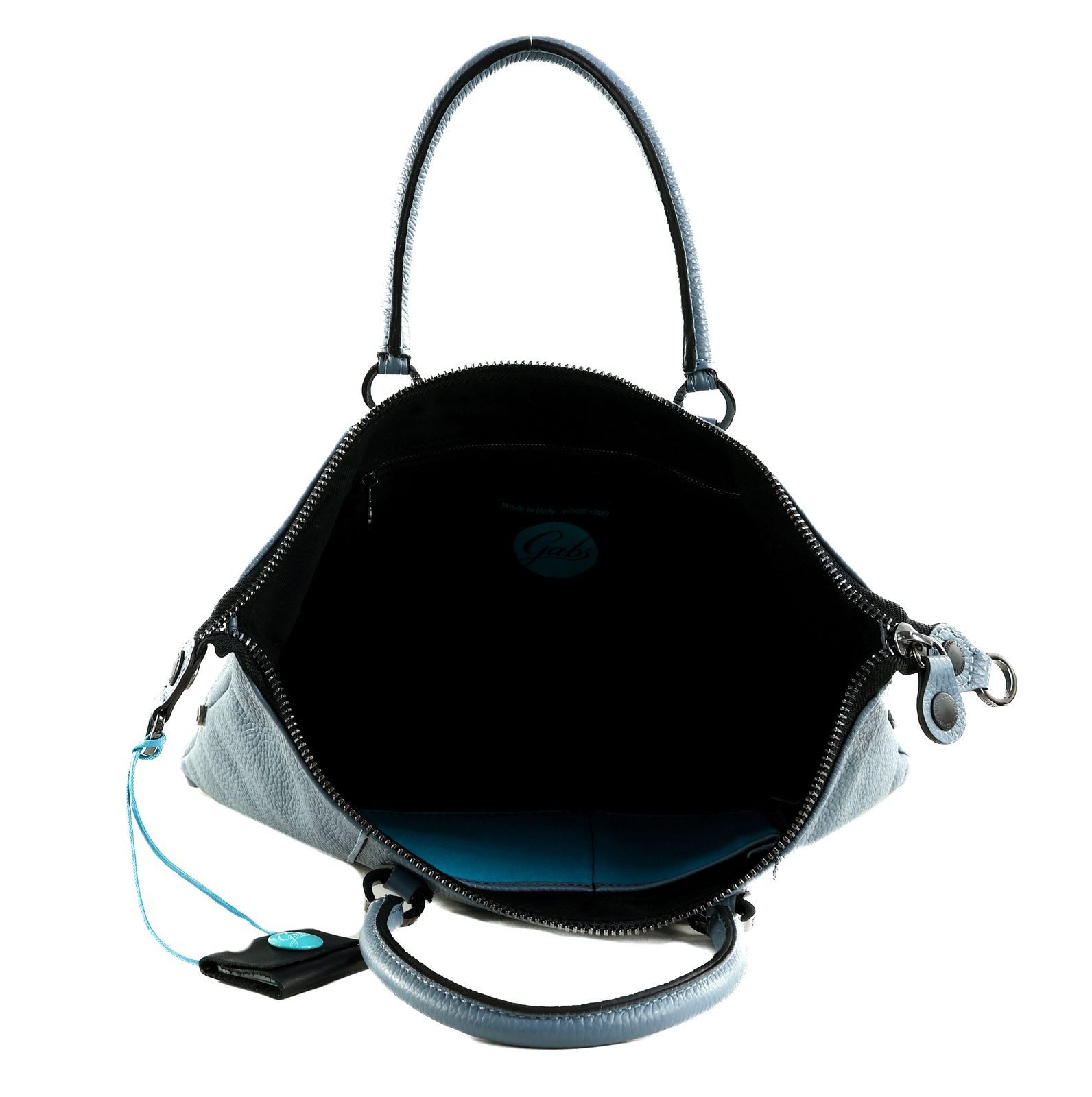 Gabs Schultertasche TG Bull Black Shoulder Bag (Set, 2-tlg), aus echtem Kalbsleder
