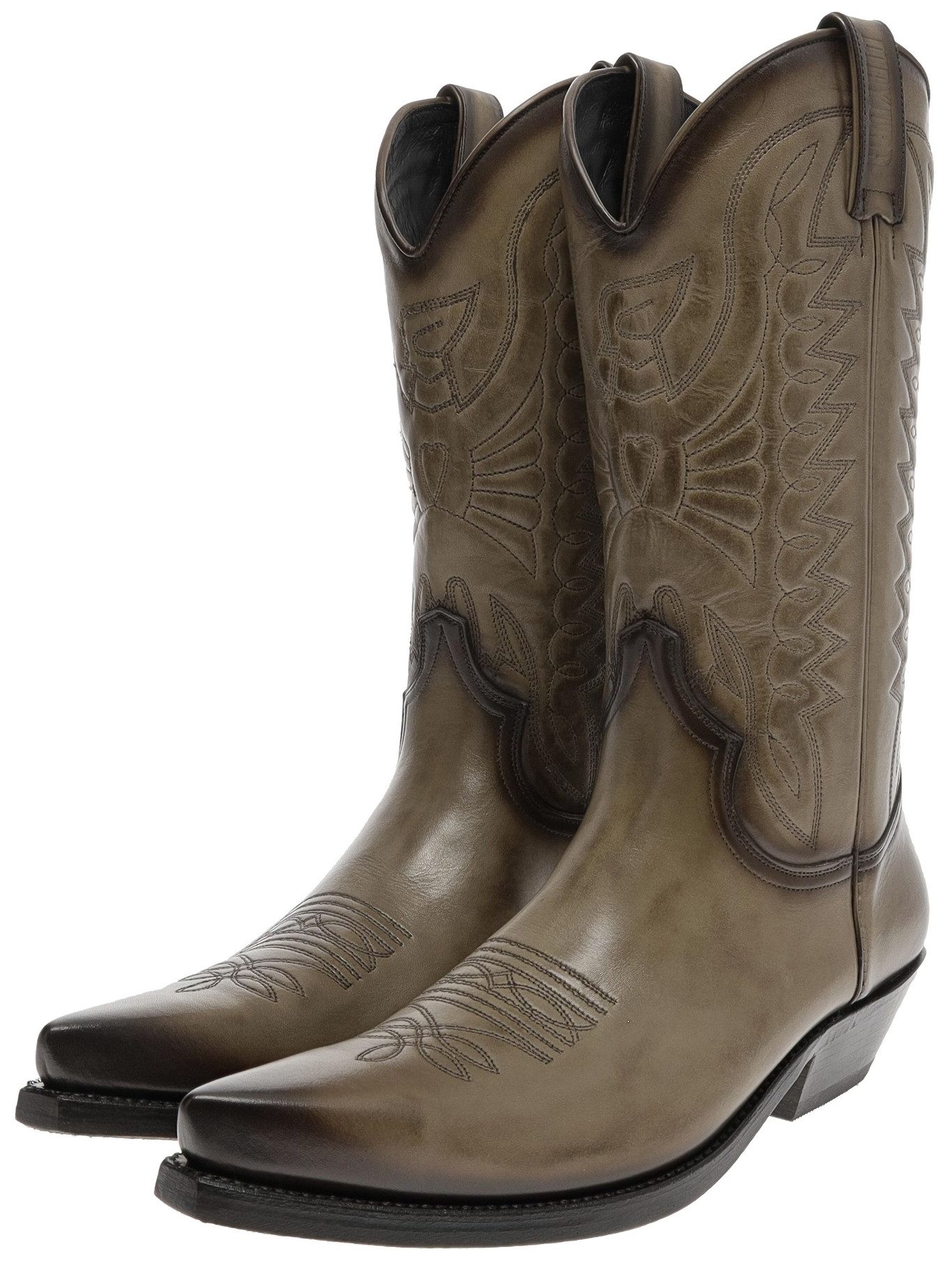 1920 Westernstiefel Braun Cowboystiefel
