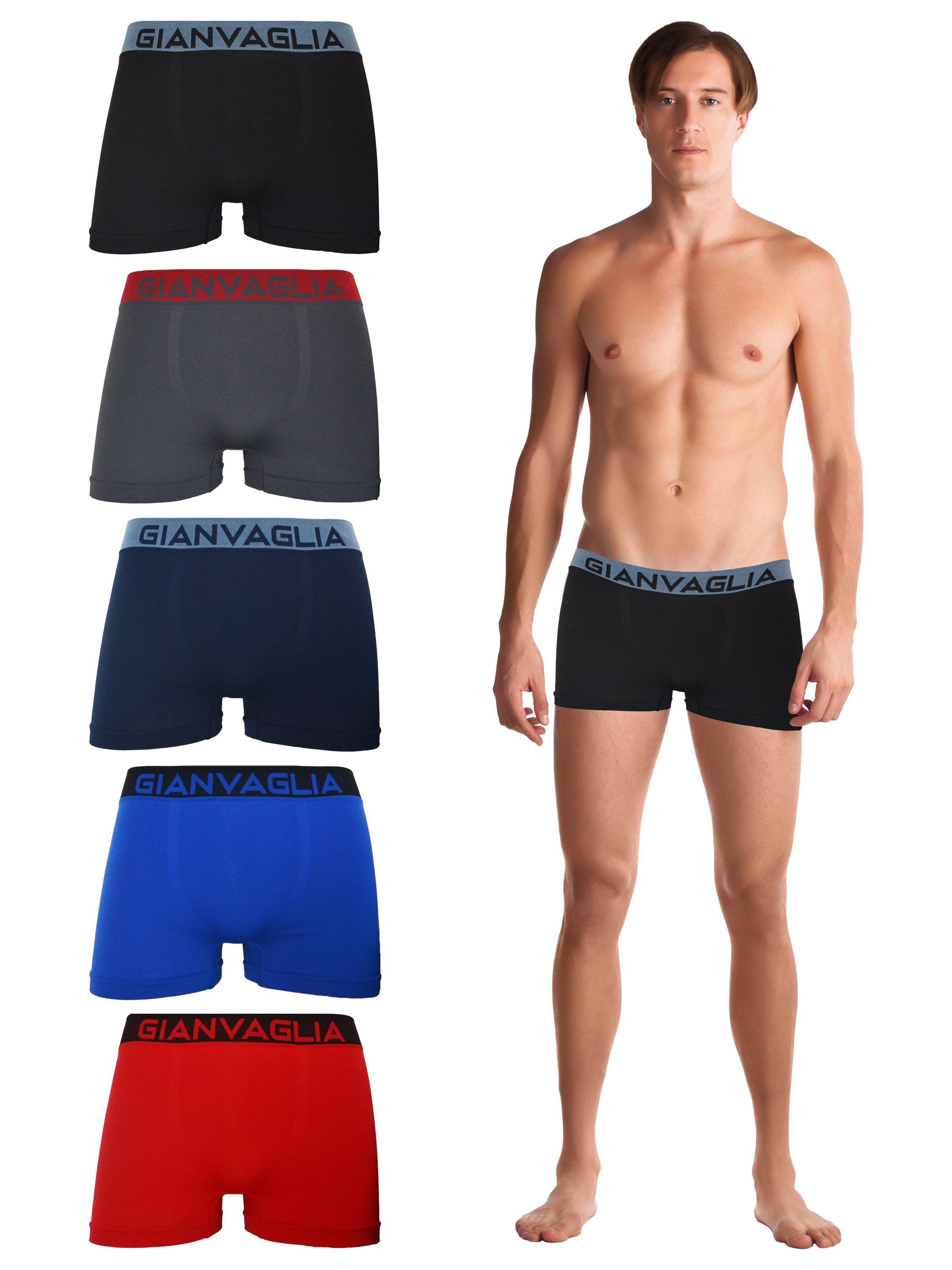 Boxershorts 5er-10er Pack Herren Boxershorts Unterwäsche Seamless Unterhose Retro