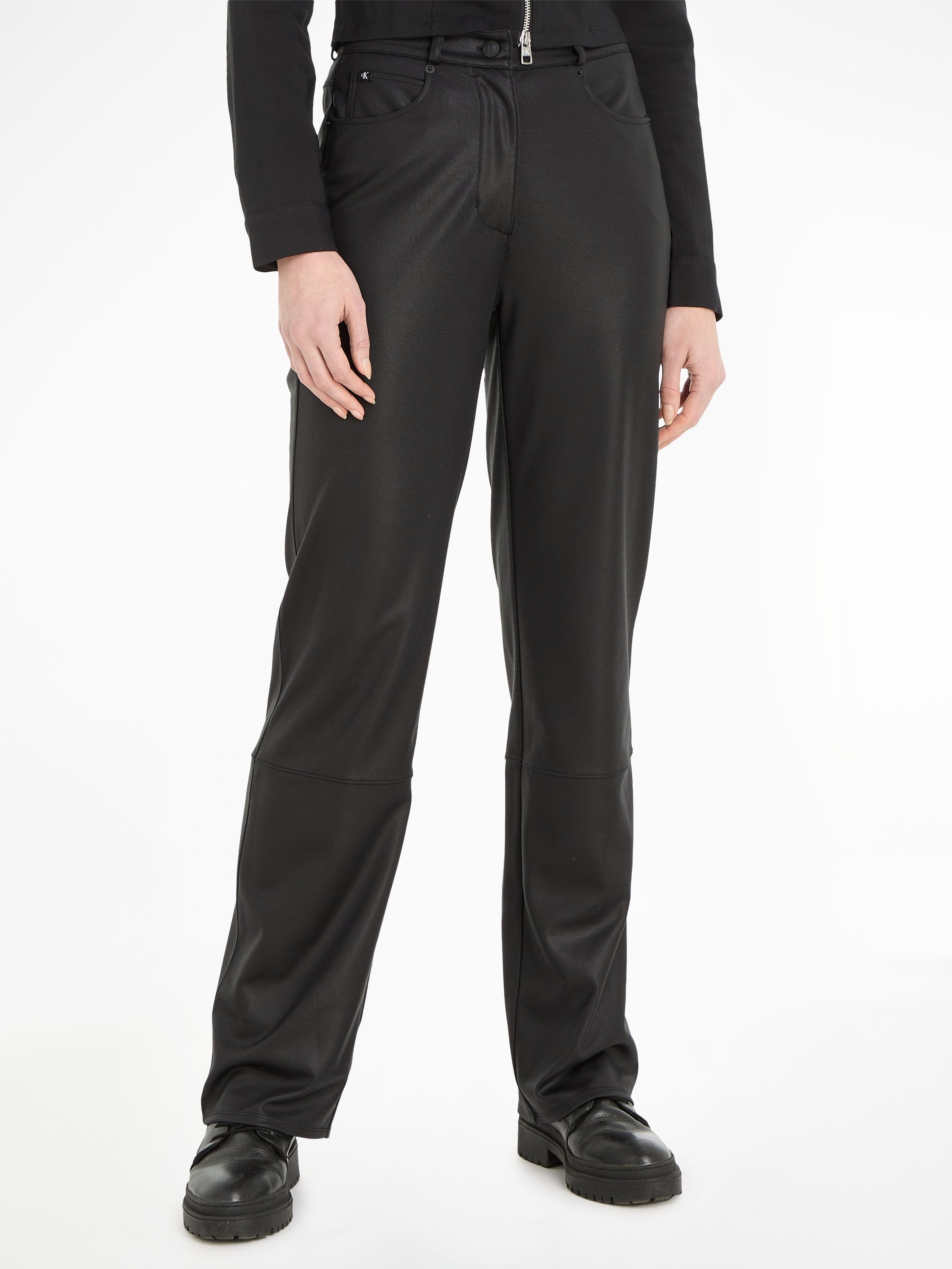 Calvin Klein Jeans Lederimitathose COATED MILANO günstig online kaufen