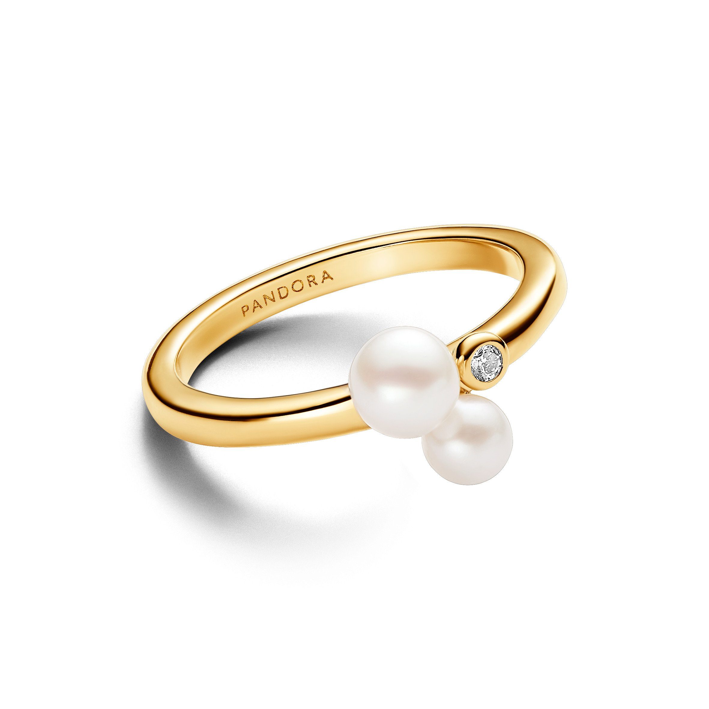 Pandora Silberring Pandora Ring Duo Pearls günstig online kaufen