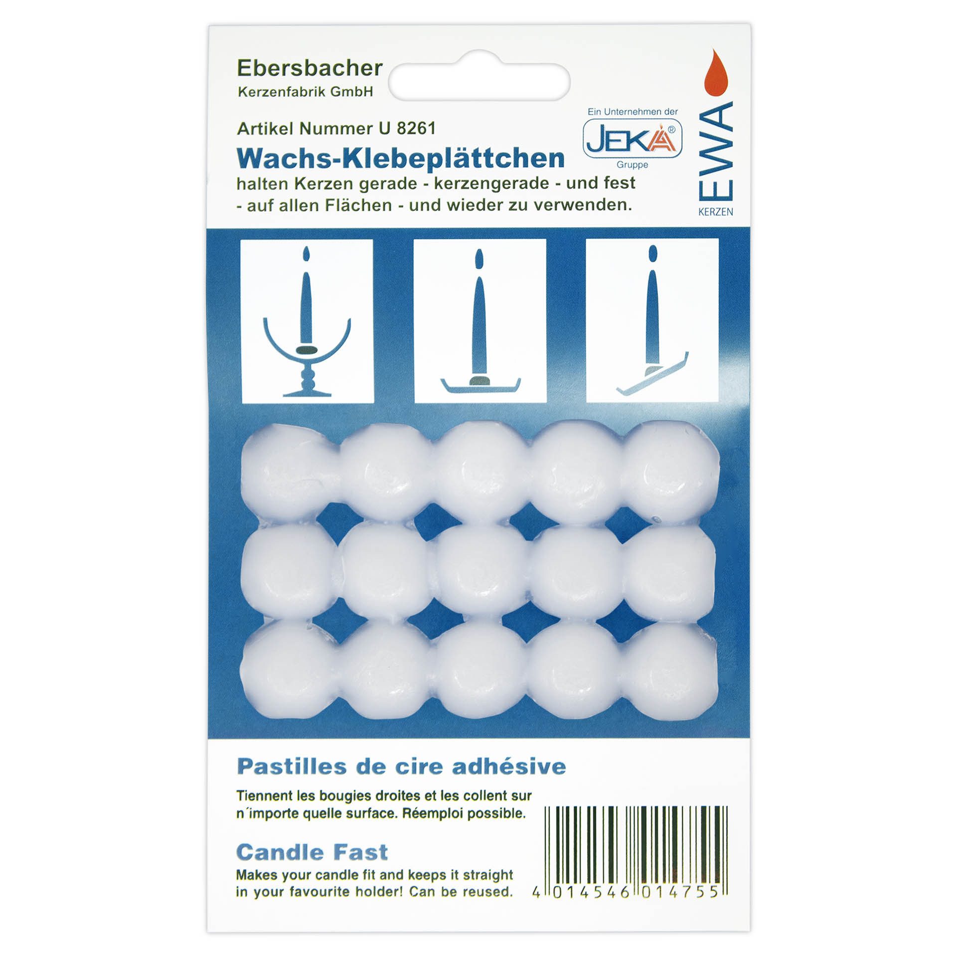 DistrEbution Klebepad Wachs Klebeplättchen, x15 pro Verpackung, zum Befesti günstig online kaufen