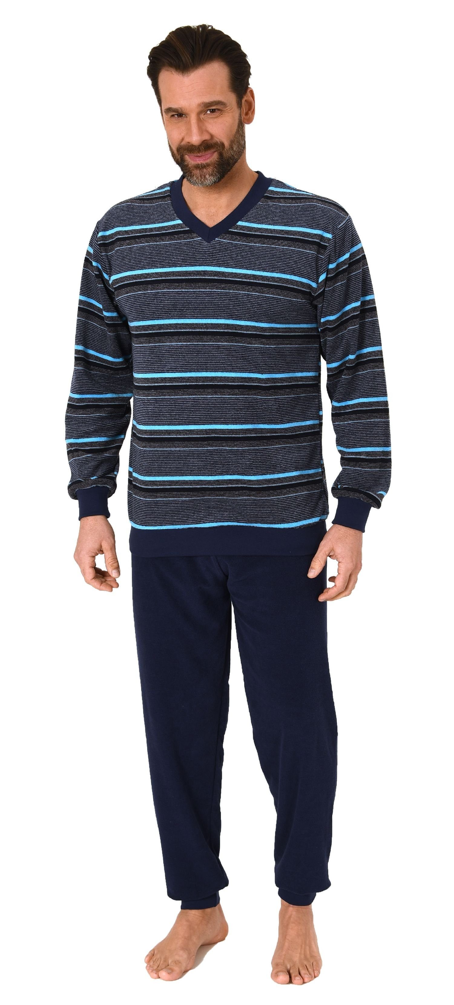 Normann Pyjama Normann Herren langarm Schlafanzug günstig online kaufen