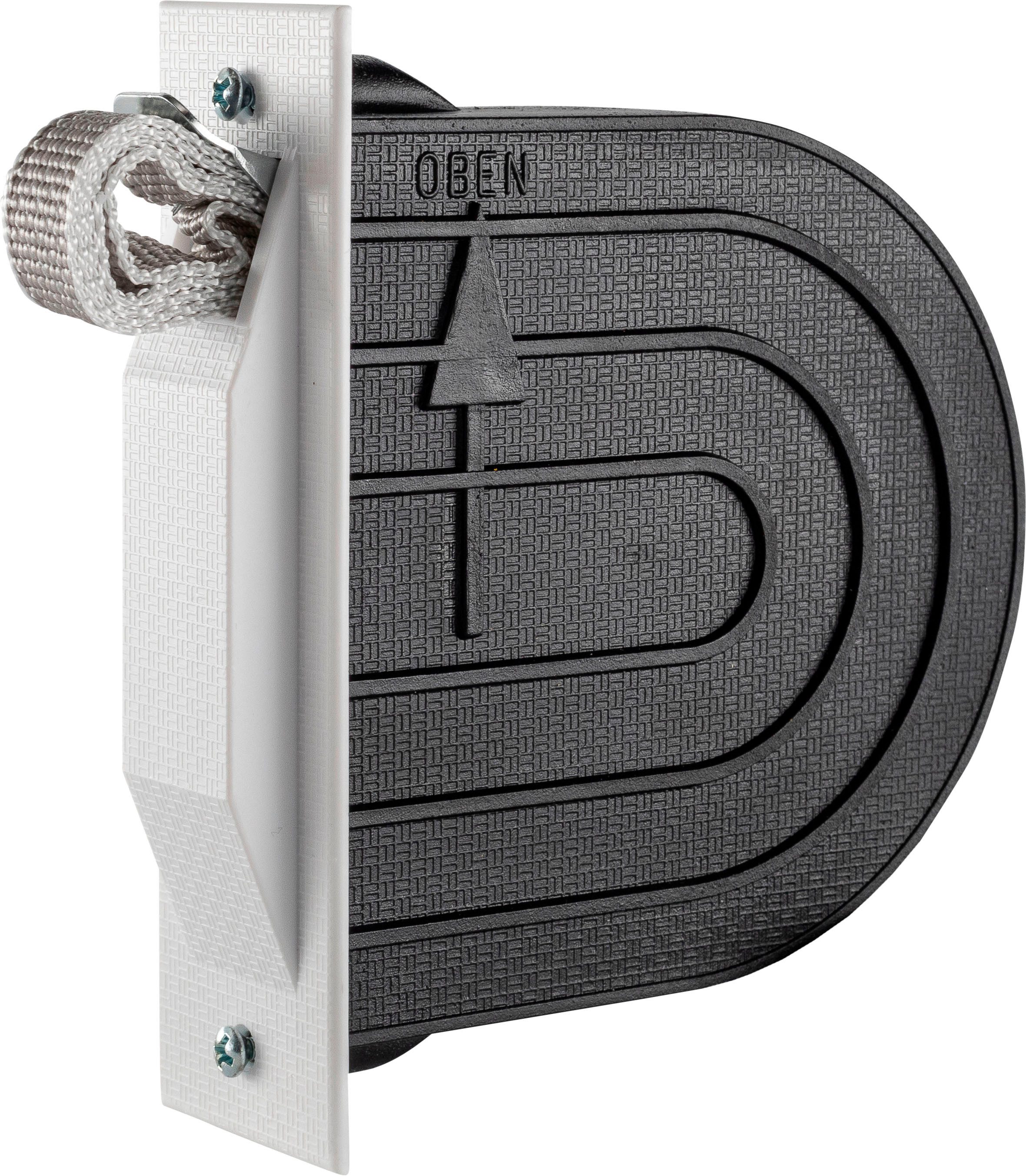 SCHELLENBERG Einlass-Gurtwickler für das Rollladensystem Mini, Unterputz-Montage, inkl. Mauerkasten, Abdeckplatte und Rollladengurt