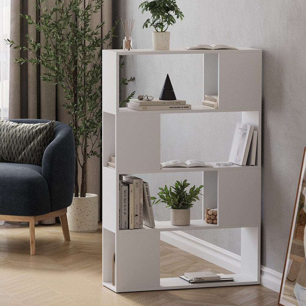 Vicco Raumteiler Eneos, Weiß, 80 x 124.5 cm