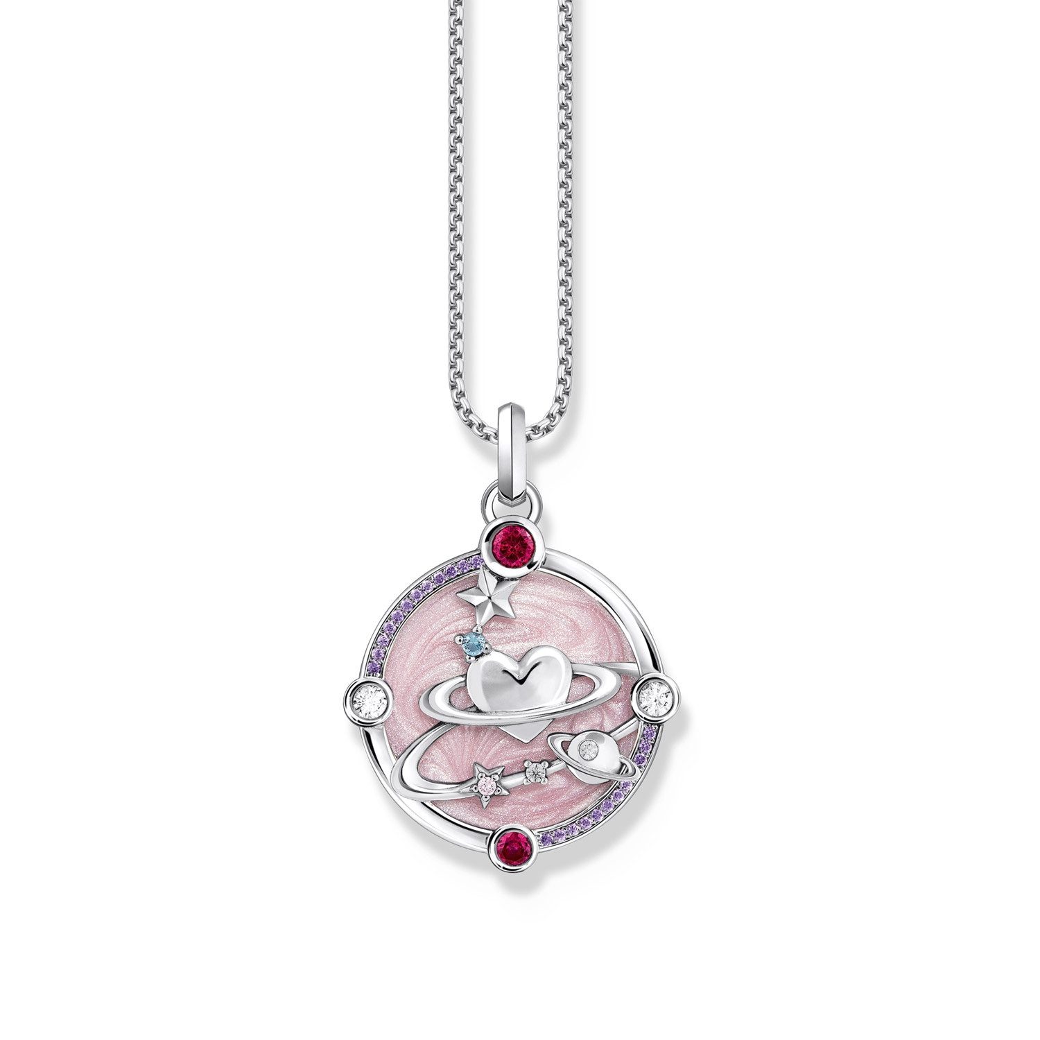 THOMAS SABO Kettenanhänger Ketten- Rosa...