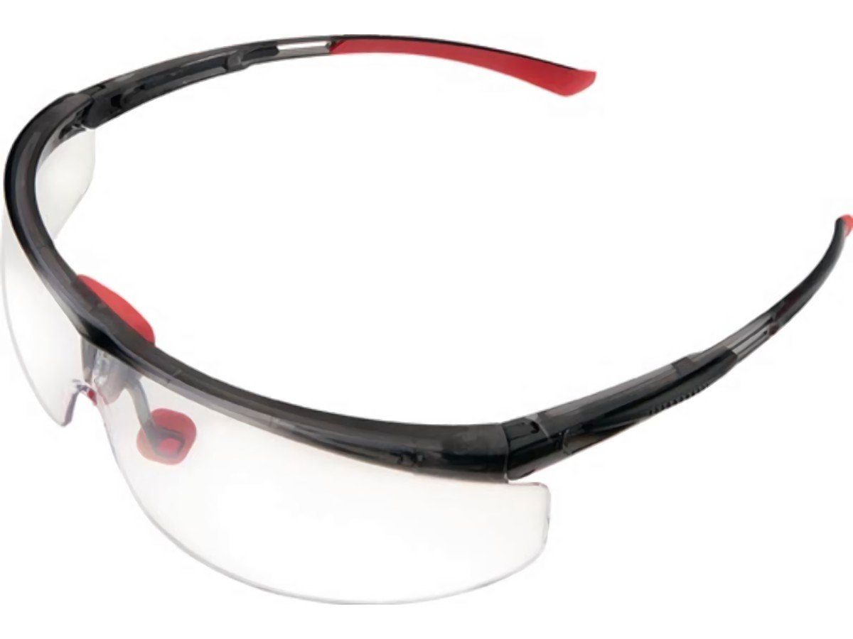 Arbeitsschutzbrille HONEYWELL 1030749HS Schutzbrille Adaptec EN 166-1FT Bügel schwarz/rot