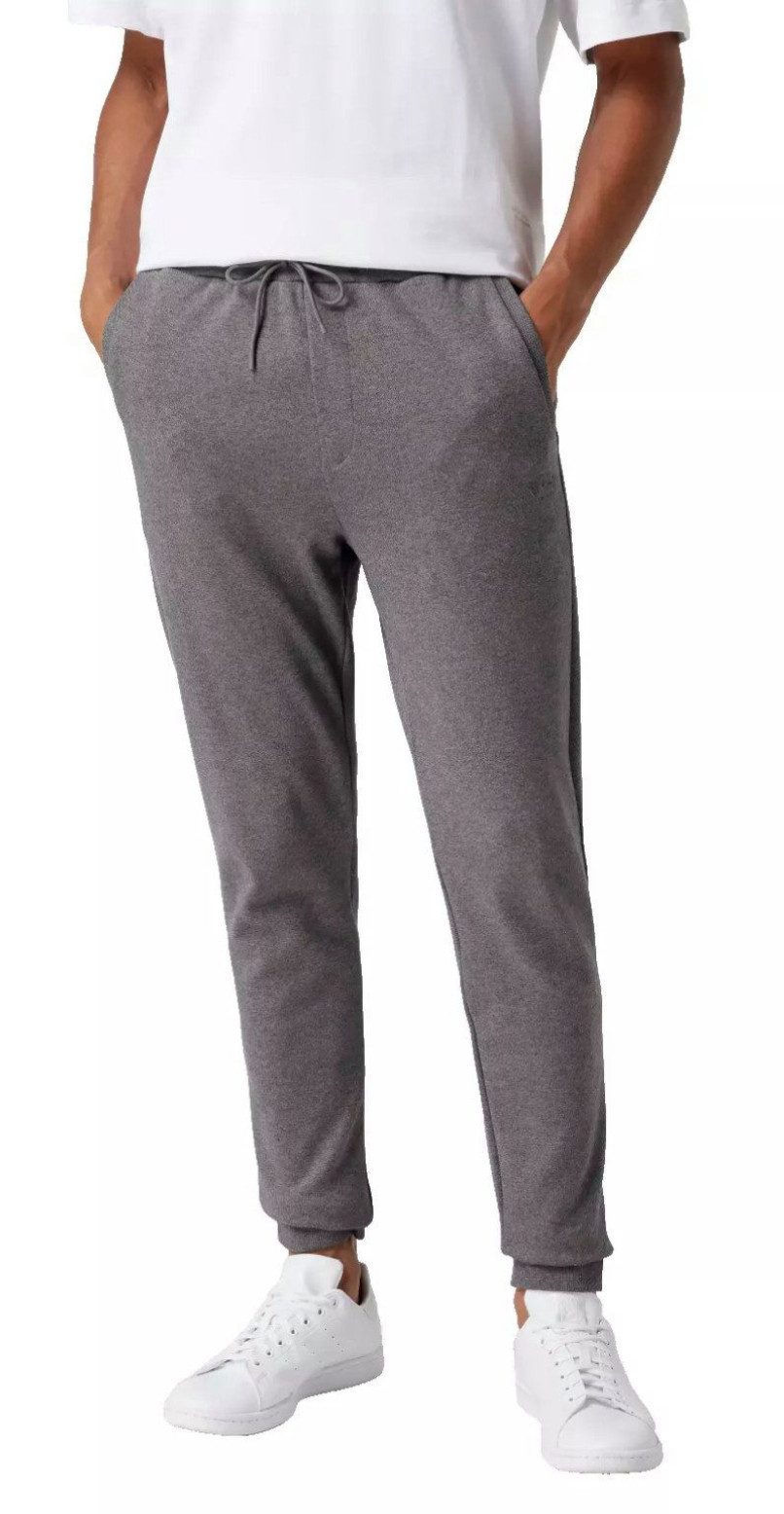 BOSS Jogginghose Hadiko Sweathose mit kontrastierender Rückseite Kordelzug am elastischen Bund - Beine enden in Bündchen. Reduzierter Preis € 125,96. Unverbindliche Preisempfehlung € 249,95, (€ 125,96 pro 1 Stk)