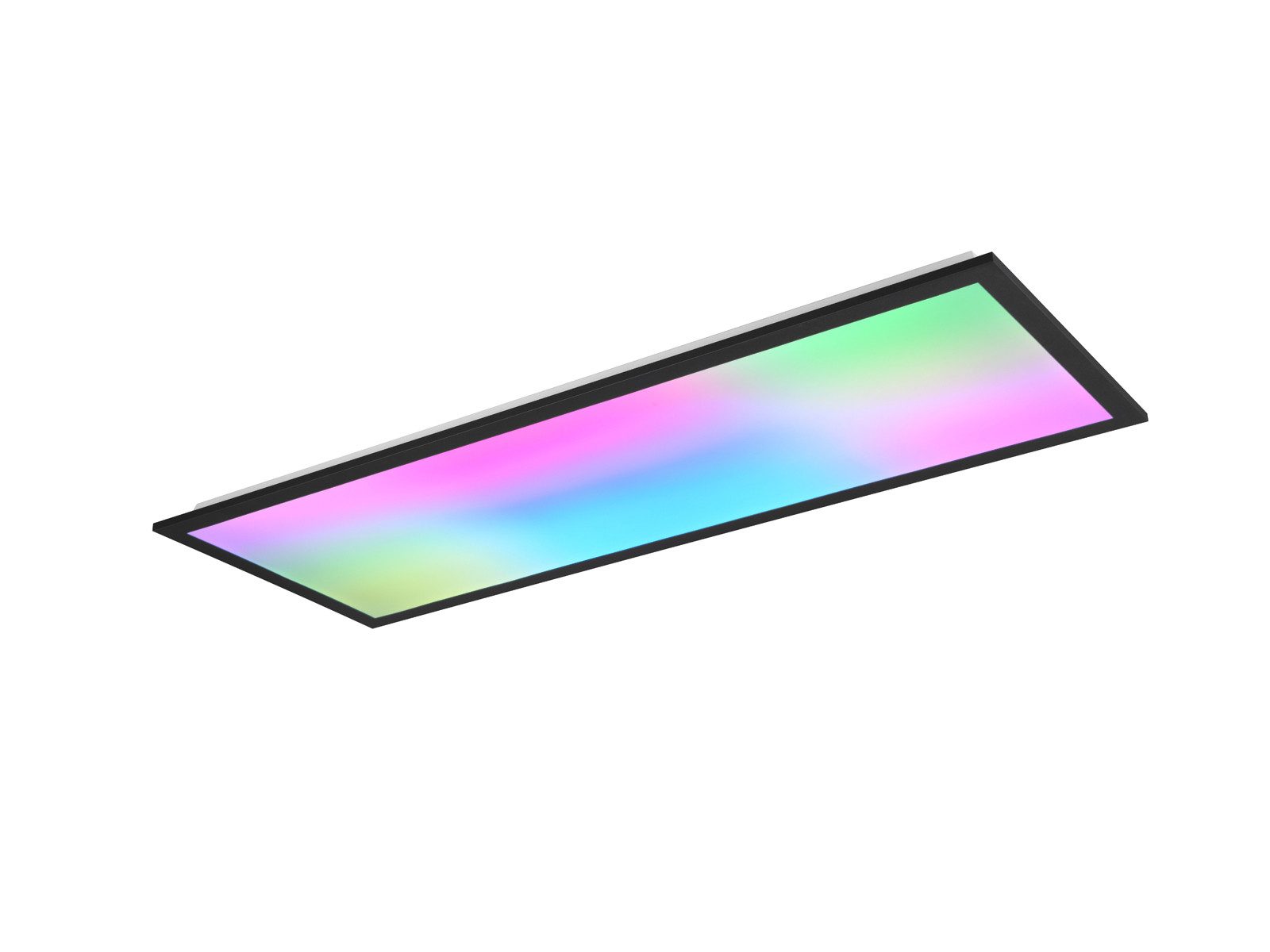 Reality Leuchten LED Deckenleuchte mit Fernbedienung RGBW & Tageslicht, dimmbar, LED fest integriert, Neutralweiß, Warmweiß, Tageslichtweiß, Decken-Panel 80cm große Tageslichtlampe Decke, Deckenlampe flach lang