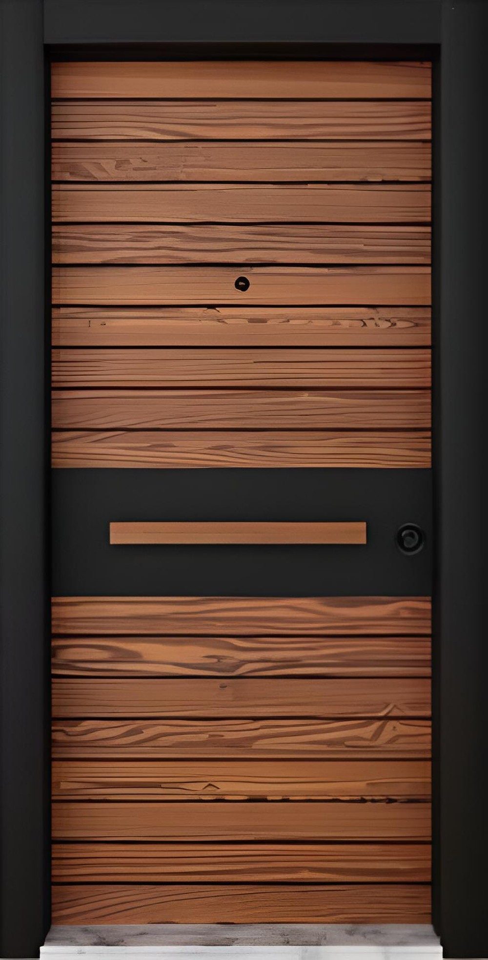 JVmoebel Haustür Braune Stahltür Moderne Wohnungstür Stilvolle Eingangstür, Made in Europa