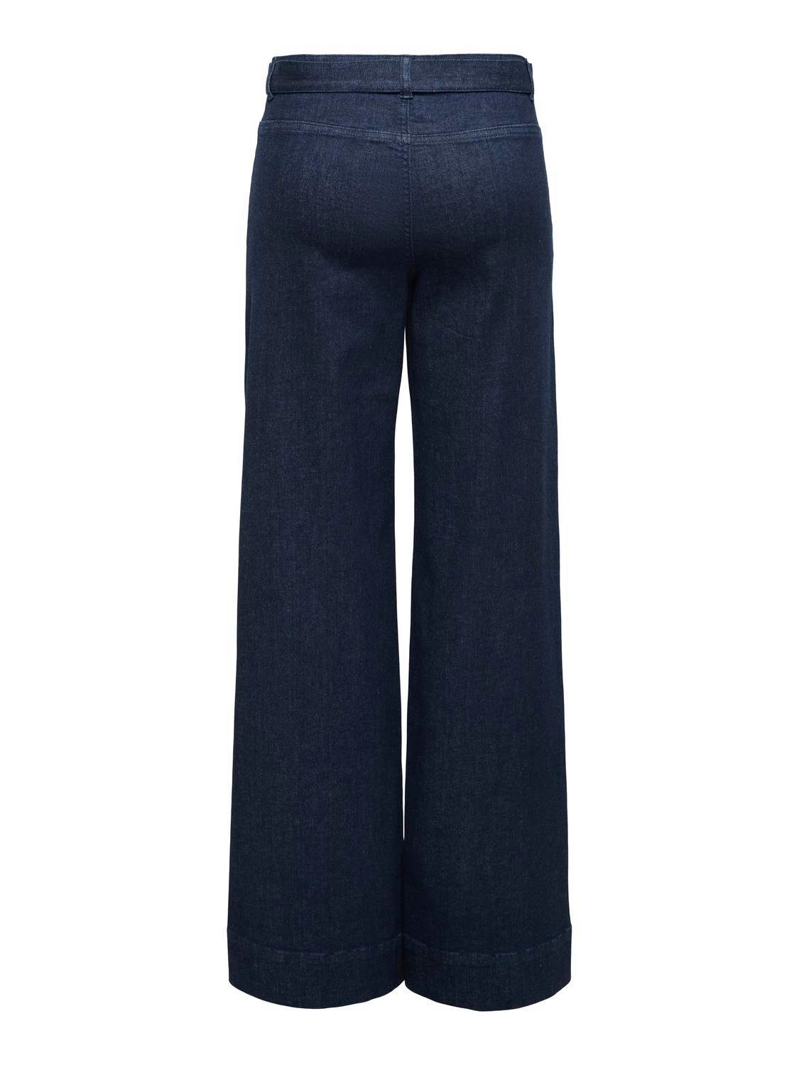 ONLY High-waist-Jeans ONLMADISON BLUSH HW WID BELT DNM GUA579 Materialmix, günstig online kaufen