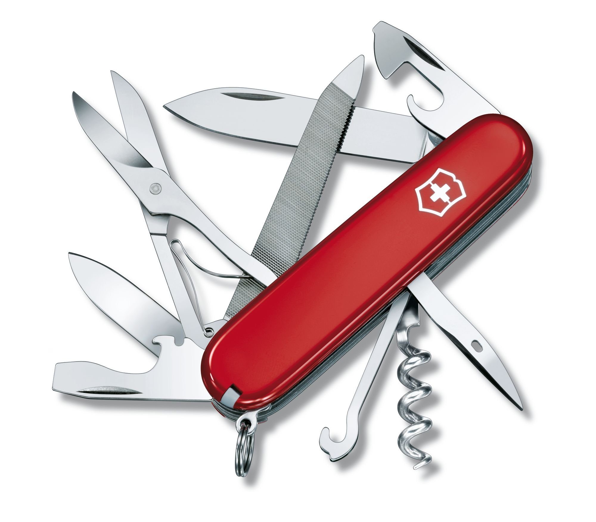 Brotzeitmesser Victorinox, Taschenmesser Mountaineer, rot