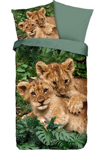 good morning Kinderbettwäsche »Lion Cubs« 100% Baum...